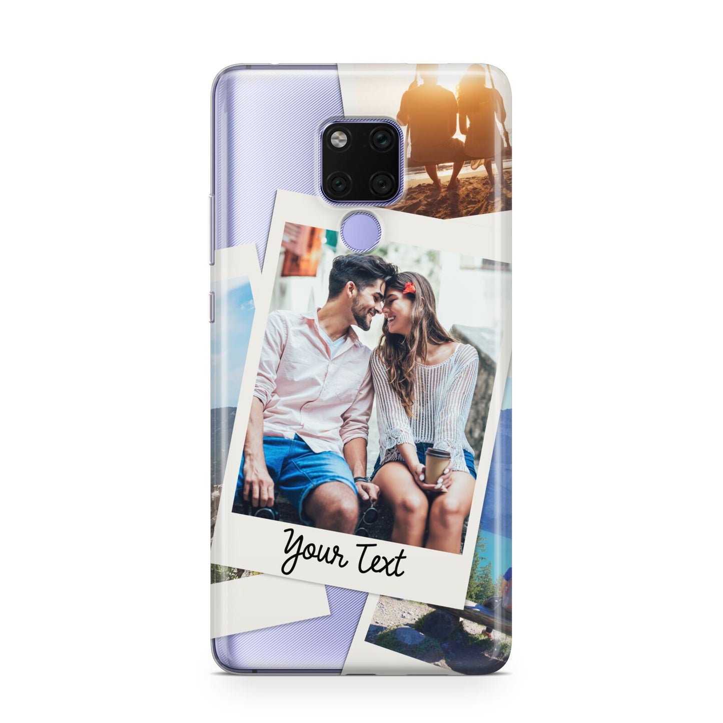 Personalised Multi Photo White Border Huawei Mate 20X Phone Case