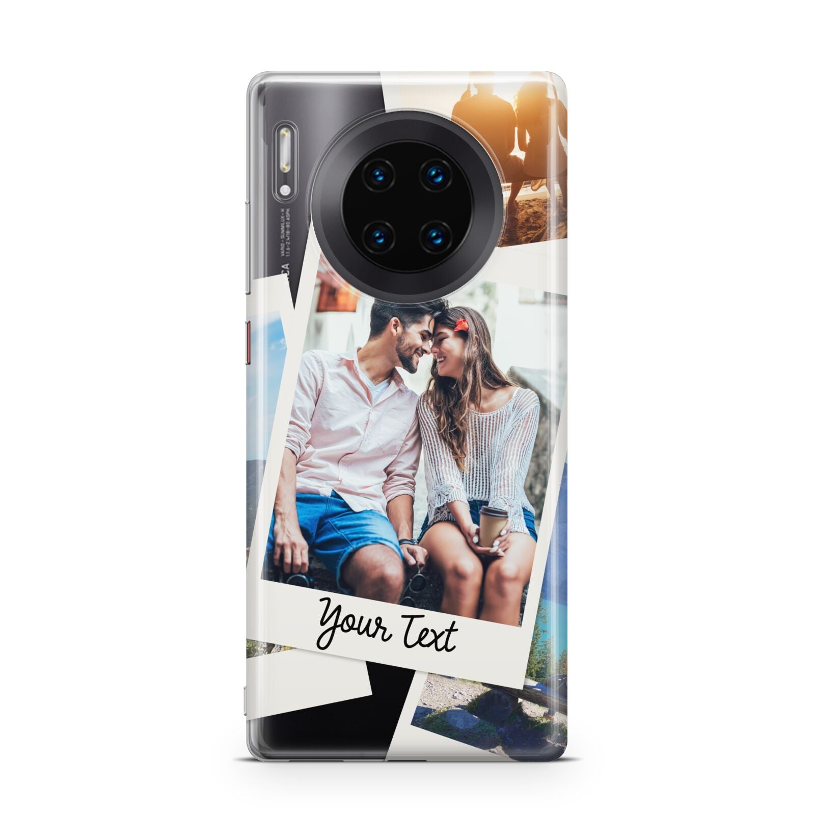 Personalised Multi Photo White Border Huawei Mate 30 Pro Phone Case