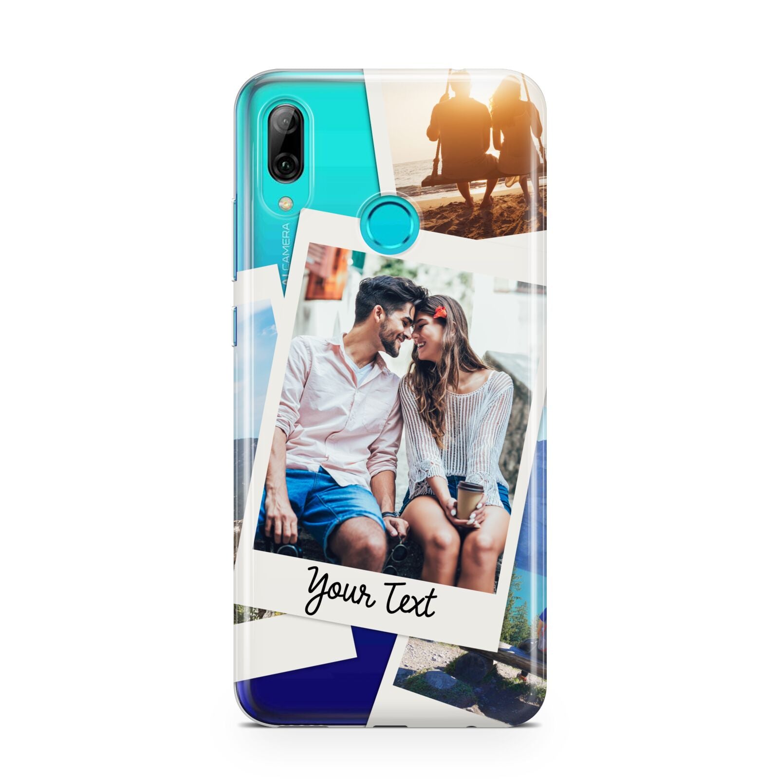 Personalised Multi Photo White Border Huawei P Smart 2019 Case