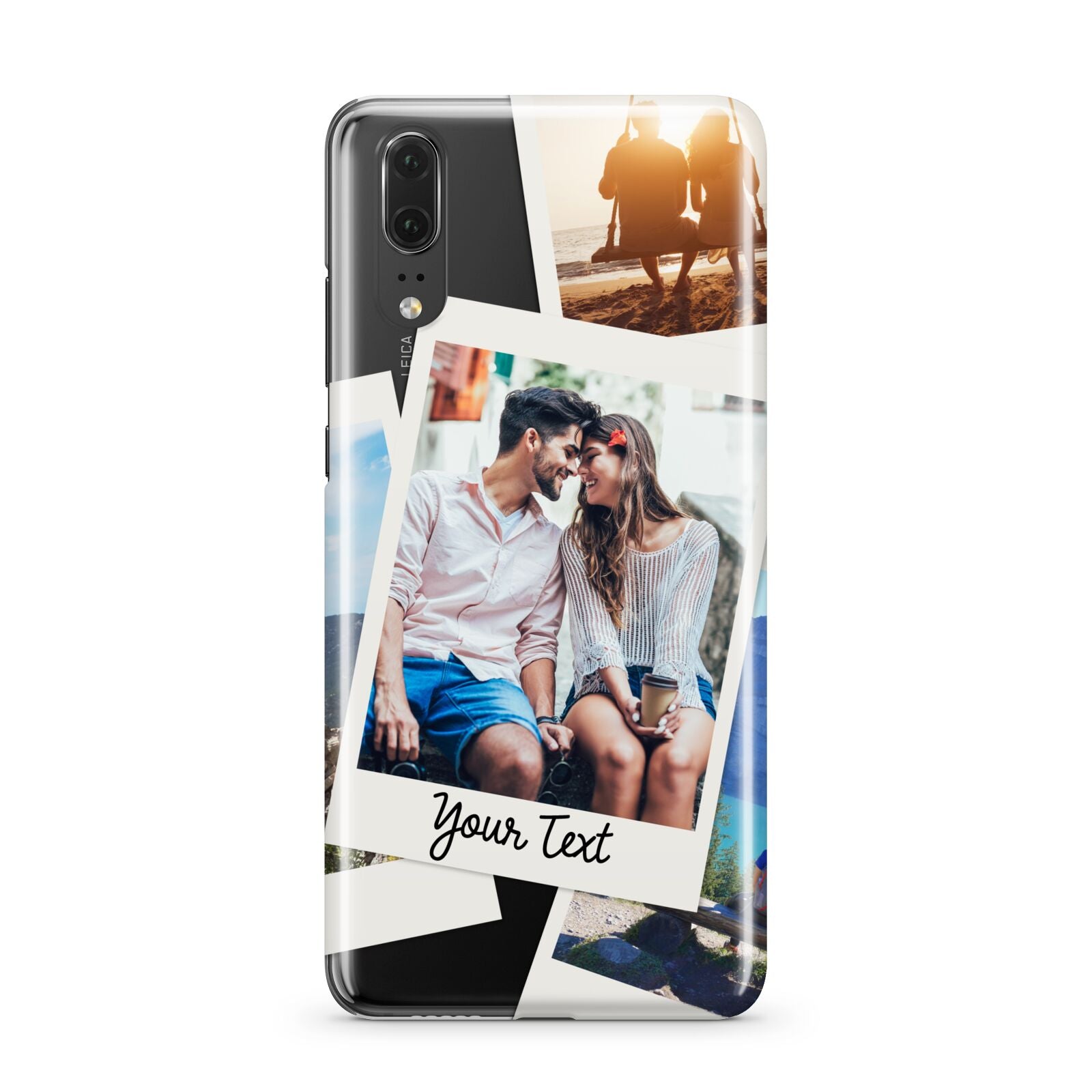 Personalised Multi Photo White Border Huawei P20 Phone Case