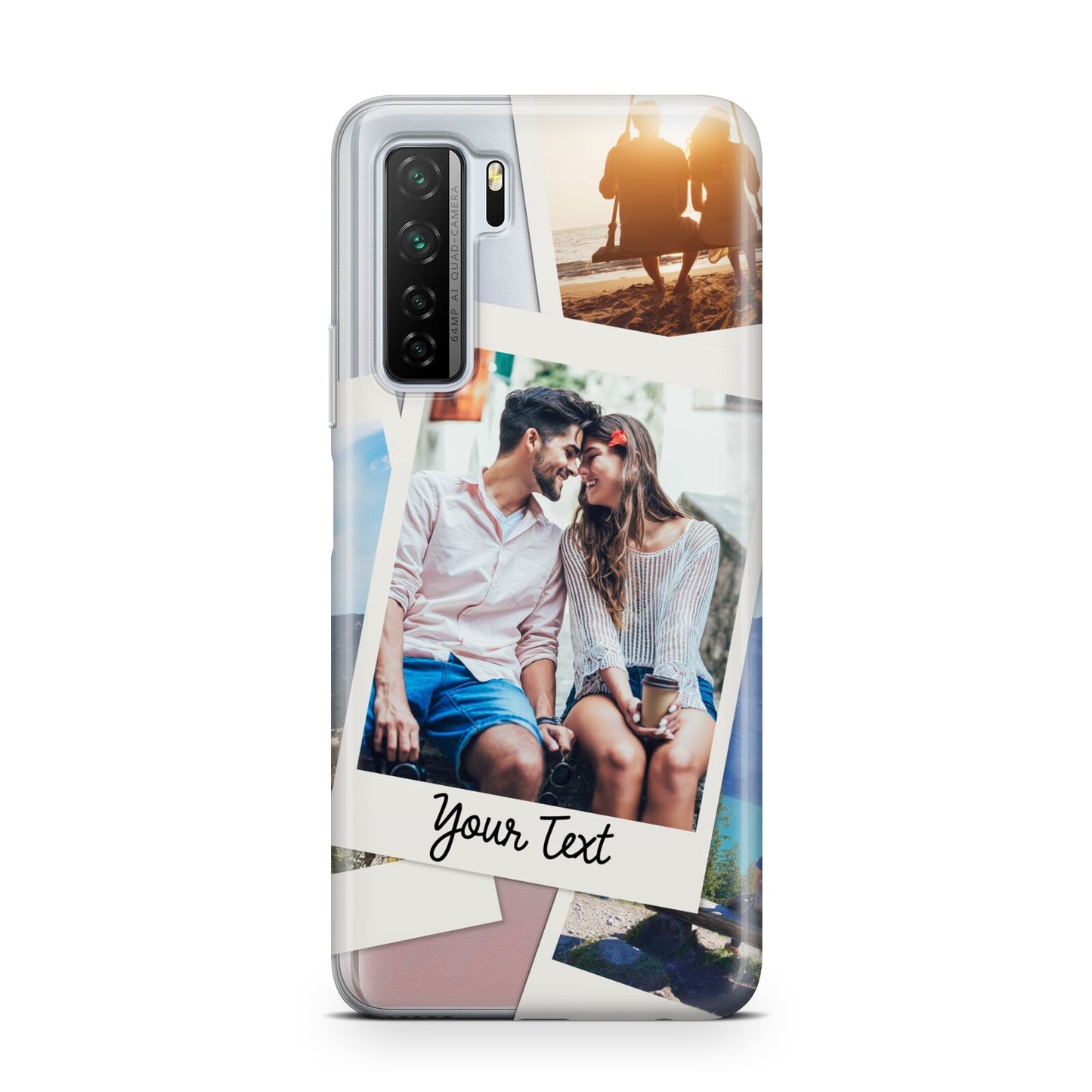 Personalised Multi Photo White Border Huawei P40 Lite 5G Phone Case