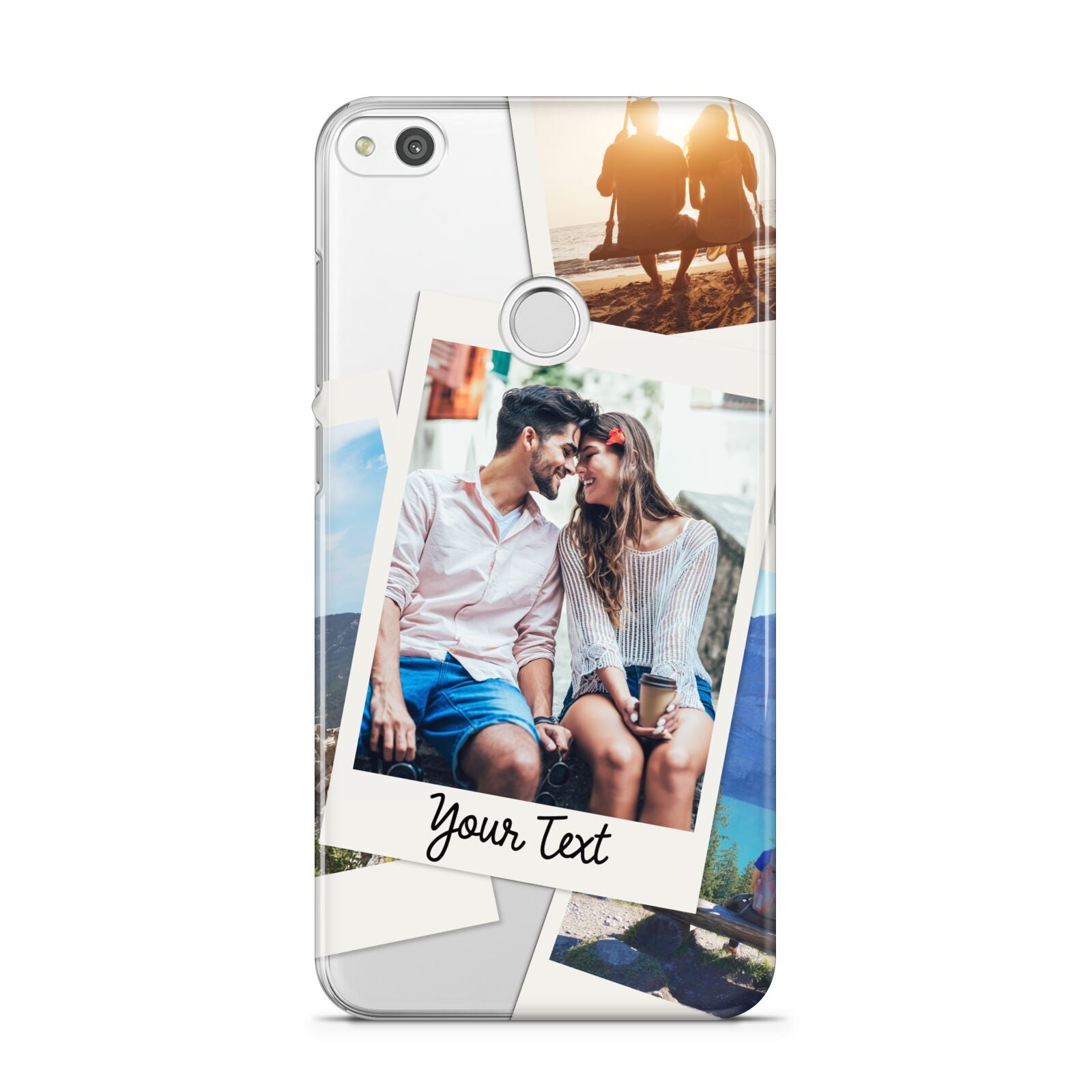 Personalised Multi Photo White Border Huawei P8 Lite Case