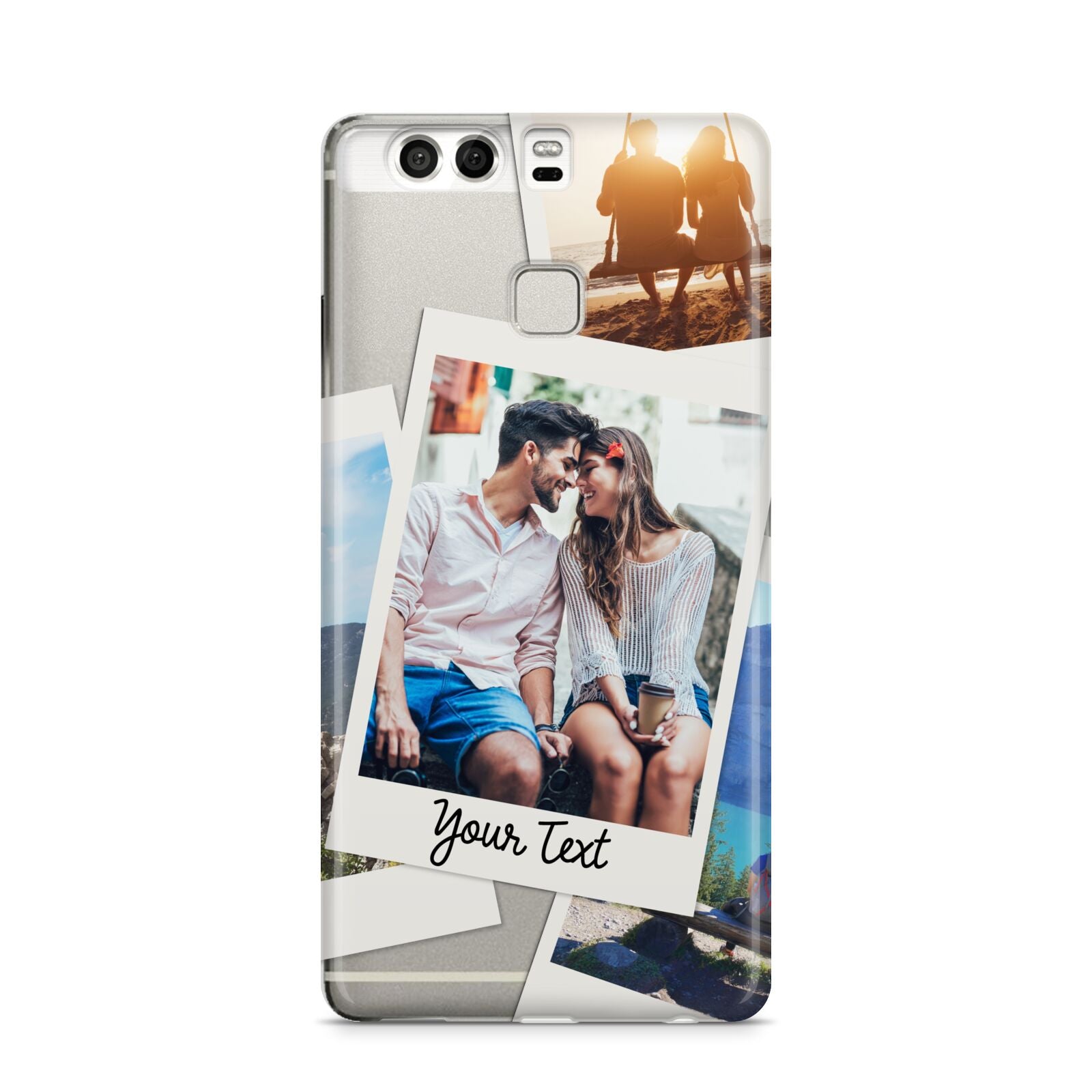 Personalised Multi Photo White Border Huawei P9 Case