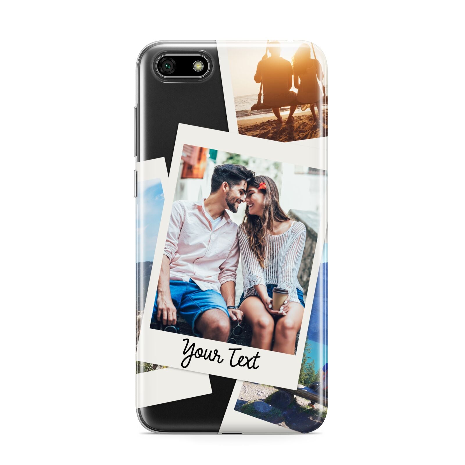 Personalised Multi Photo White Border Huawei Y5 Prime 2018 Phone Case