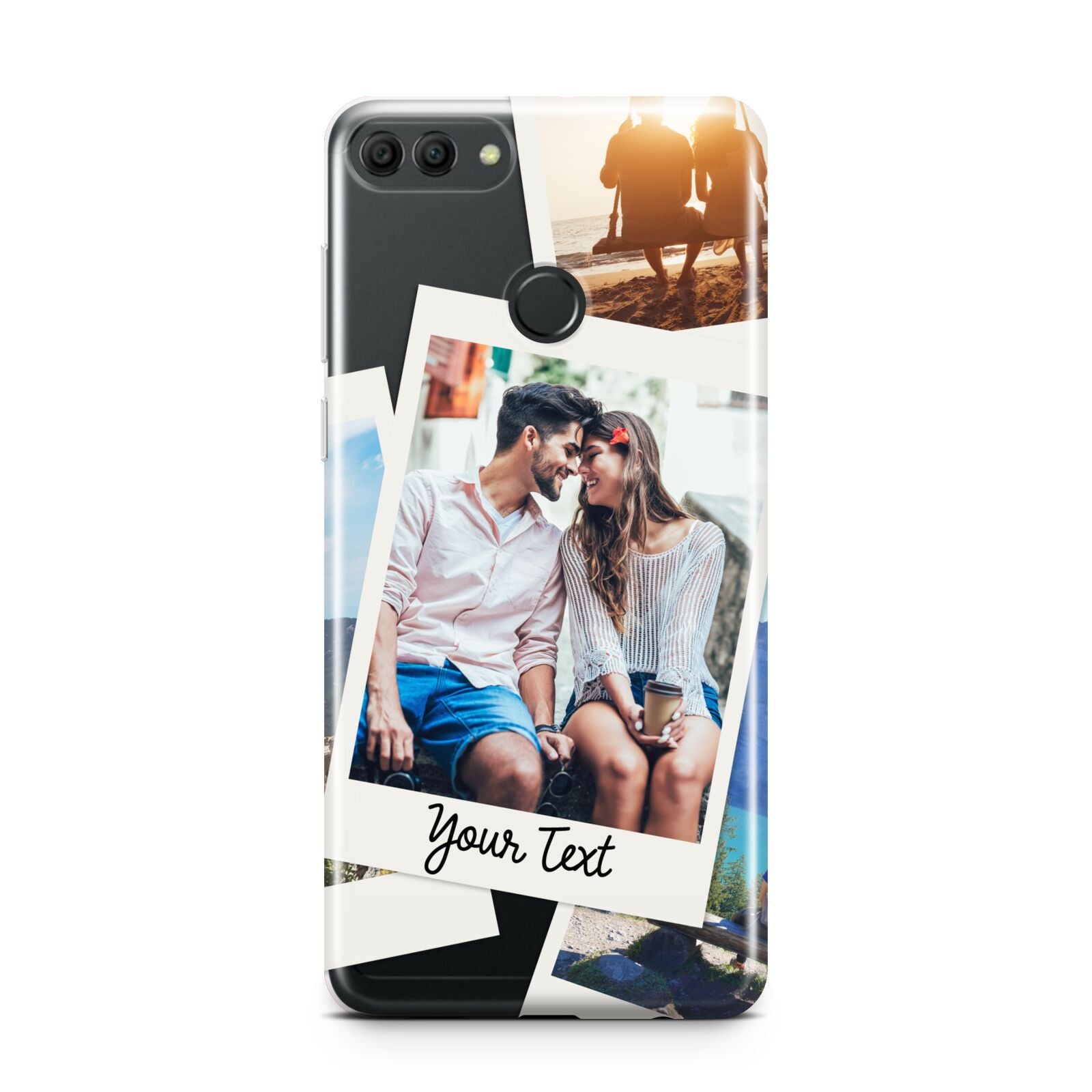 Personalised Multi Photo White Border Huawei Y9 2018