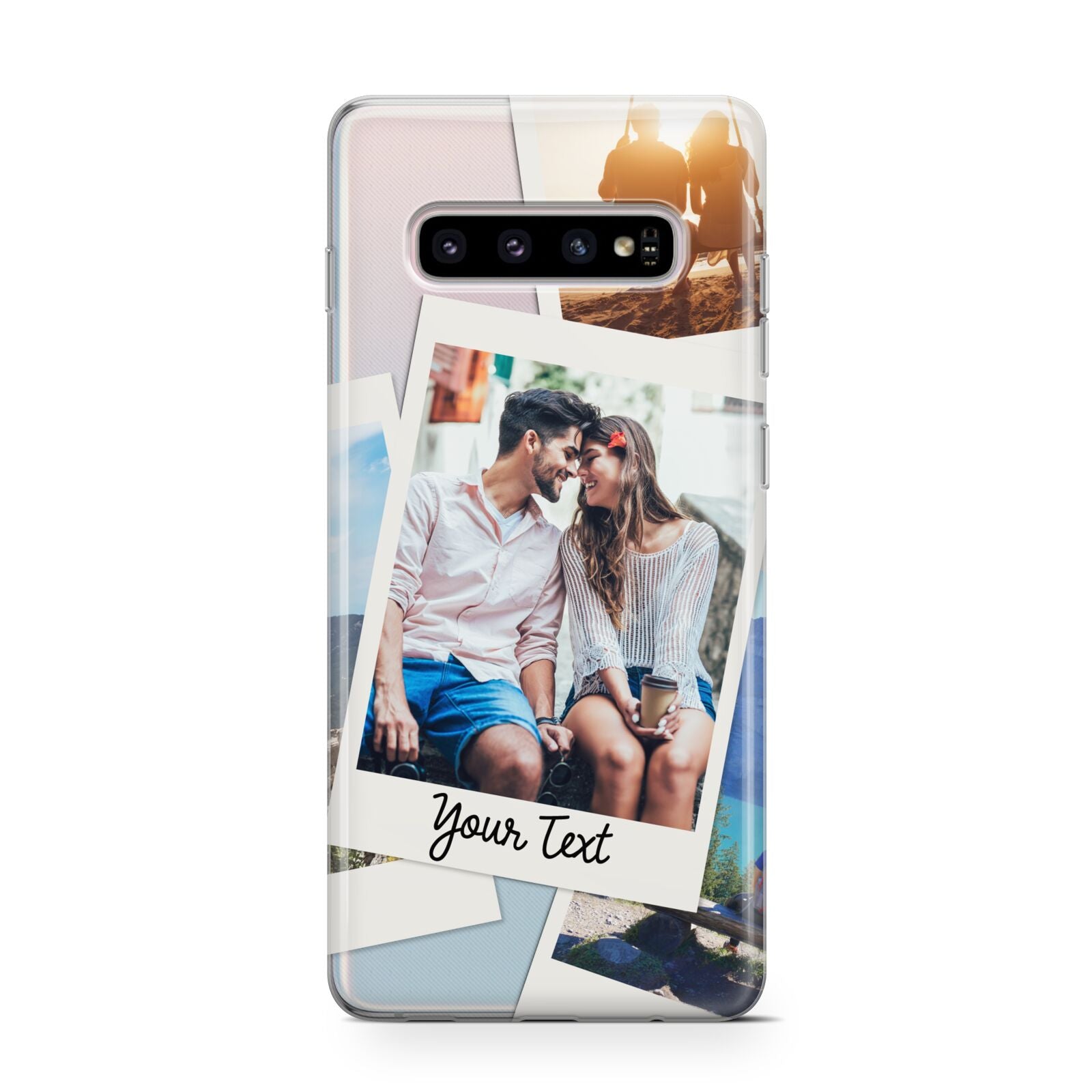 Personalised Multi Photo White Border Protective Samsung Galaxy Case