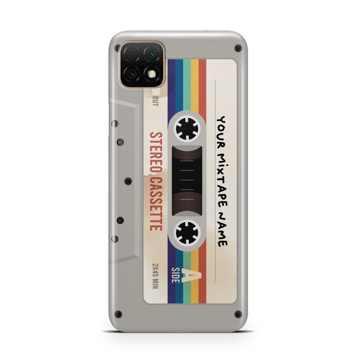 Personalised Multicoloured Mixtape Huawei Enjoy 20 Phone Case