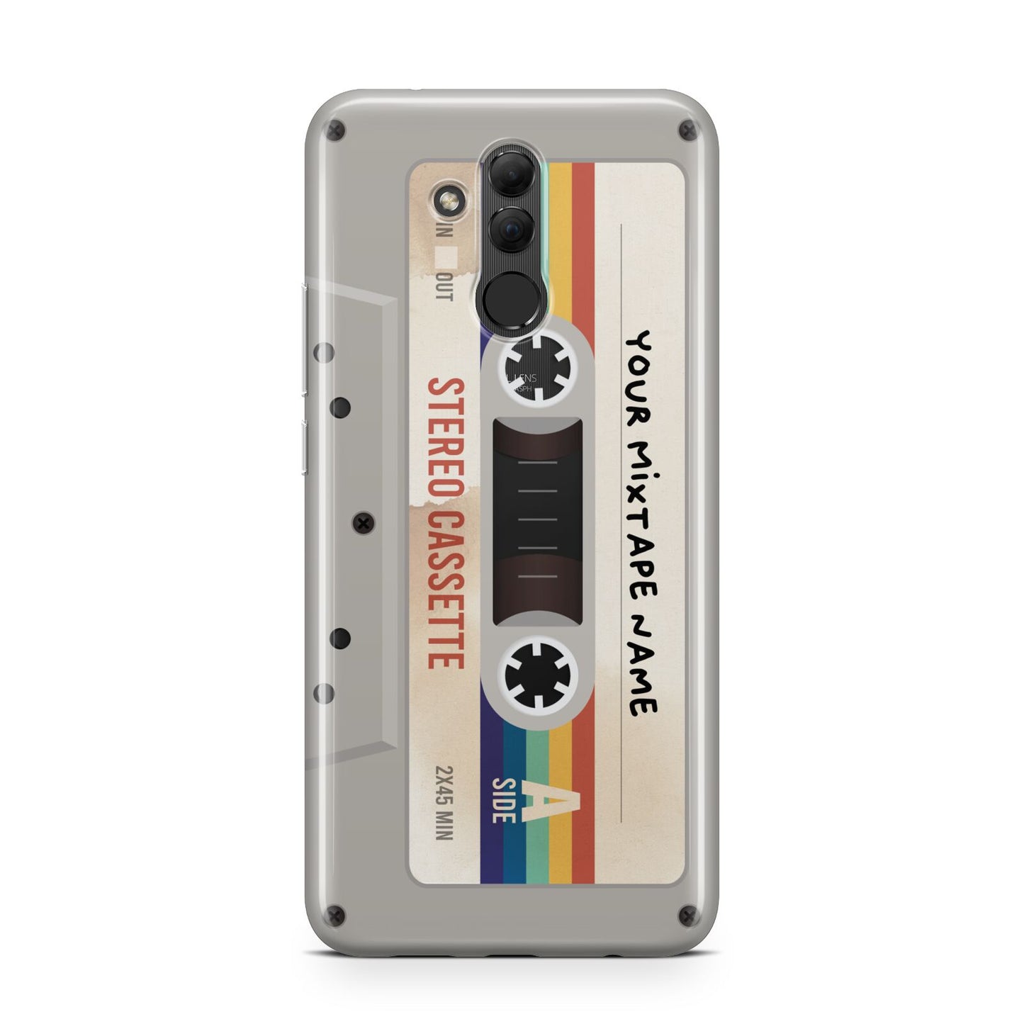 Personalised Multicoloured Mixtape Huawei Mate 20 Lite