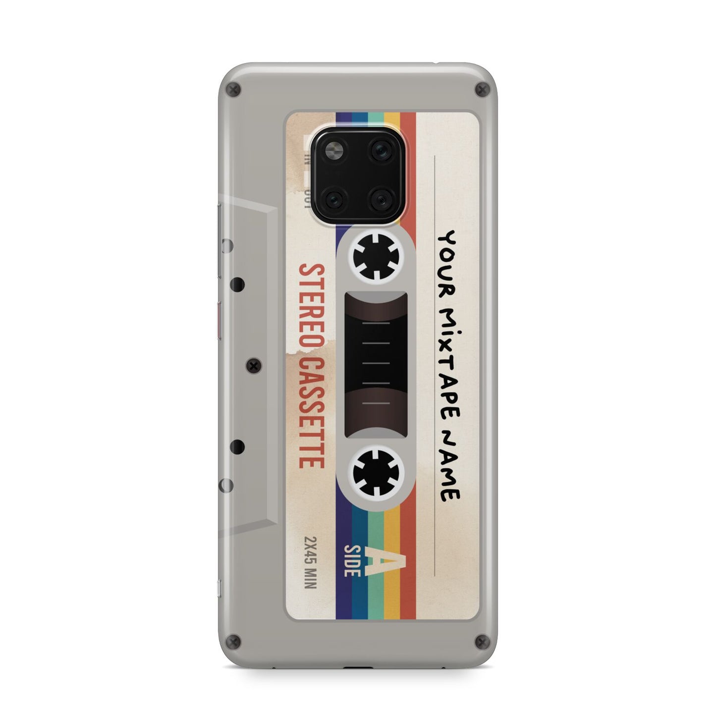 Personalised Multicoloured Mixtape Huawei Mate 20 Pro Phone Case