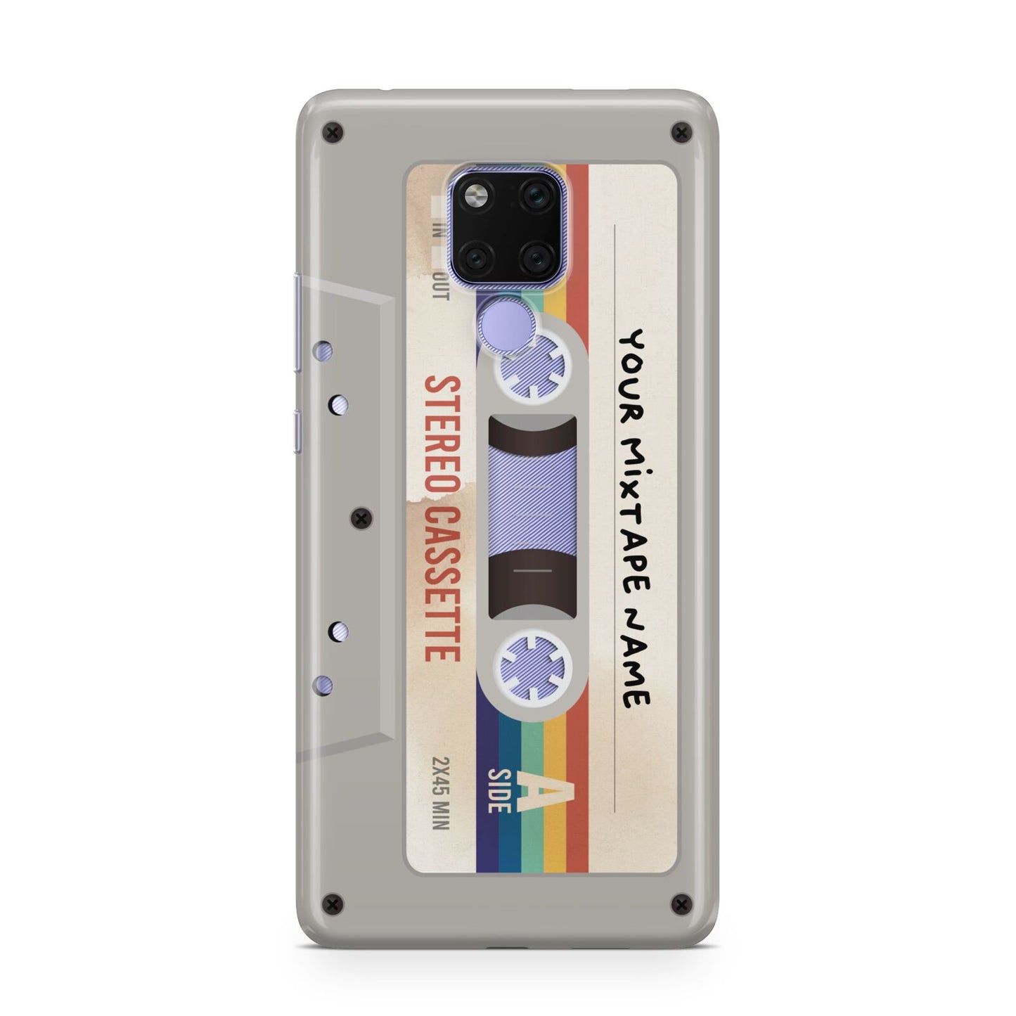 Personalised Multicoloured Mixtape Huawei Mate 20X Phone Case