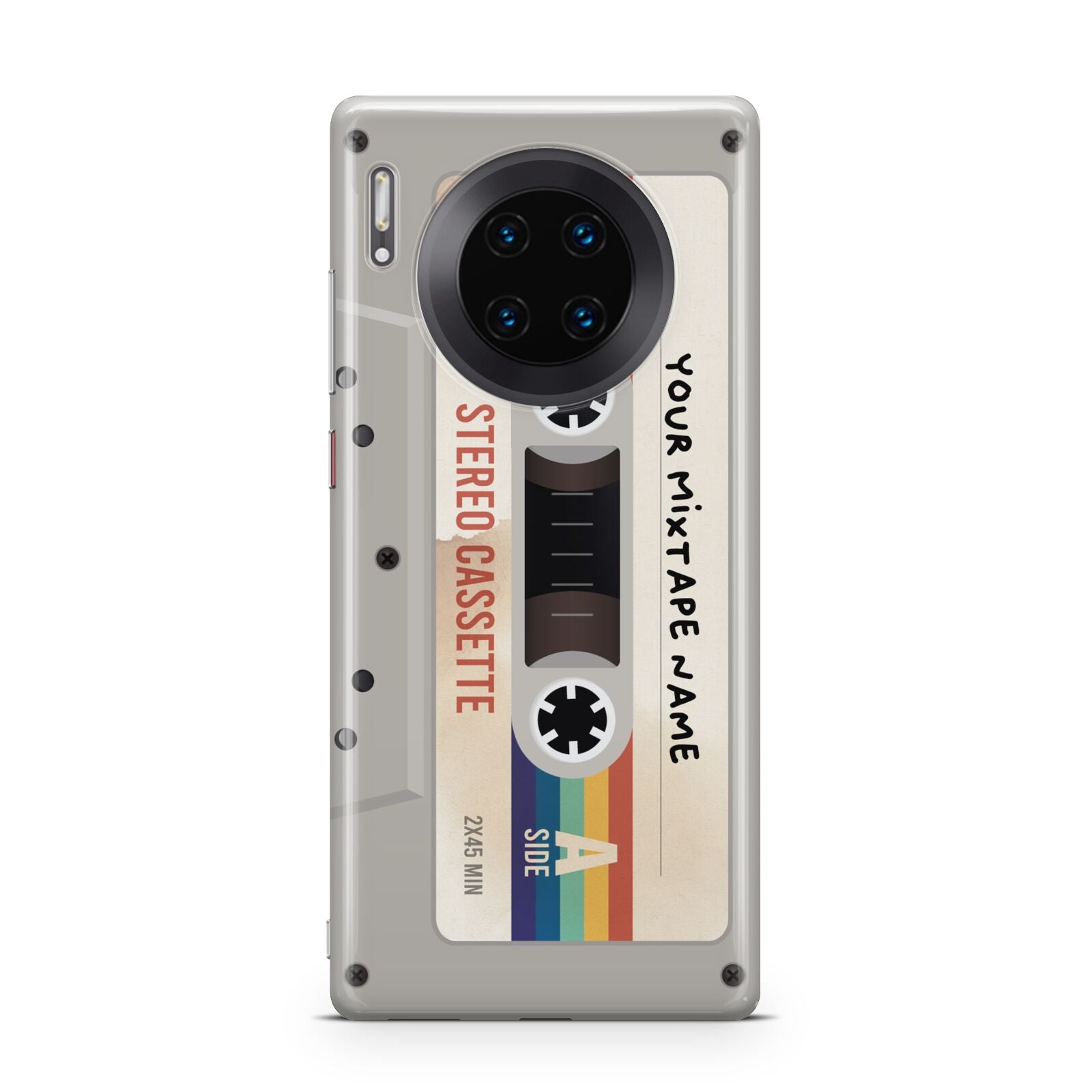 Personalised Multicoloured Mixtape Huawei Mate 30 Pro Phone Case