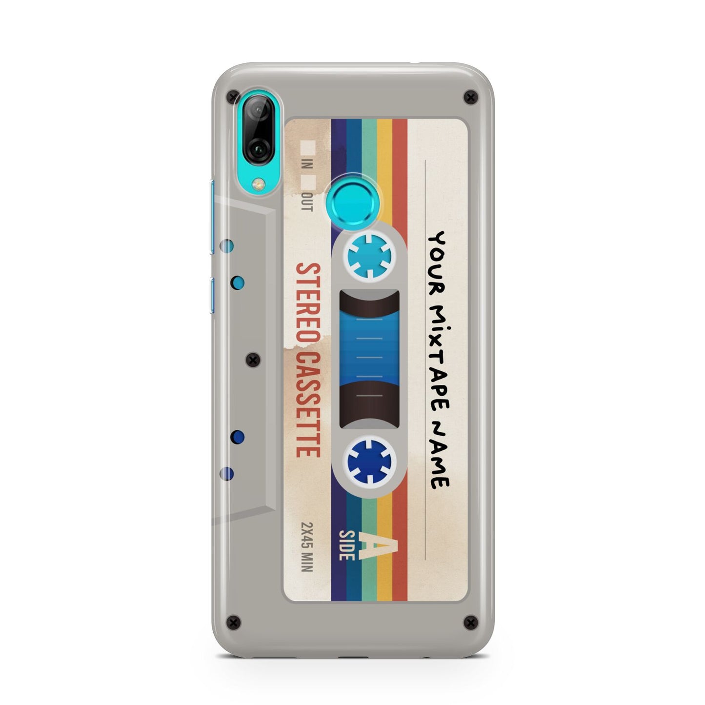 Personalised Multicoloured Mixtape Huawei P Smart 2019 Case