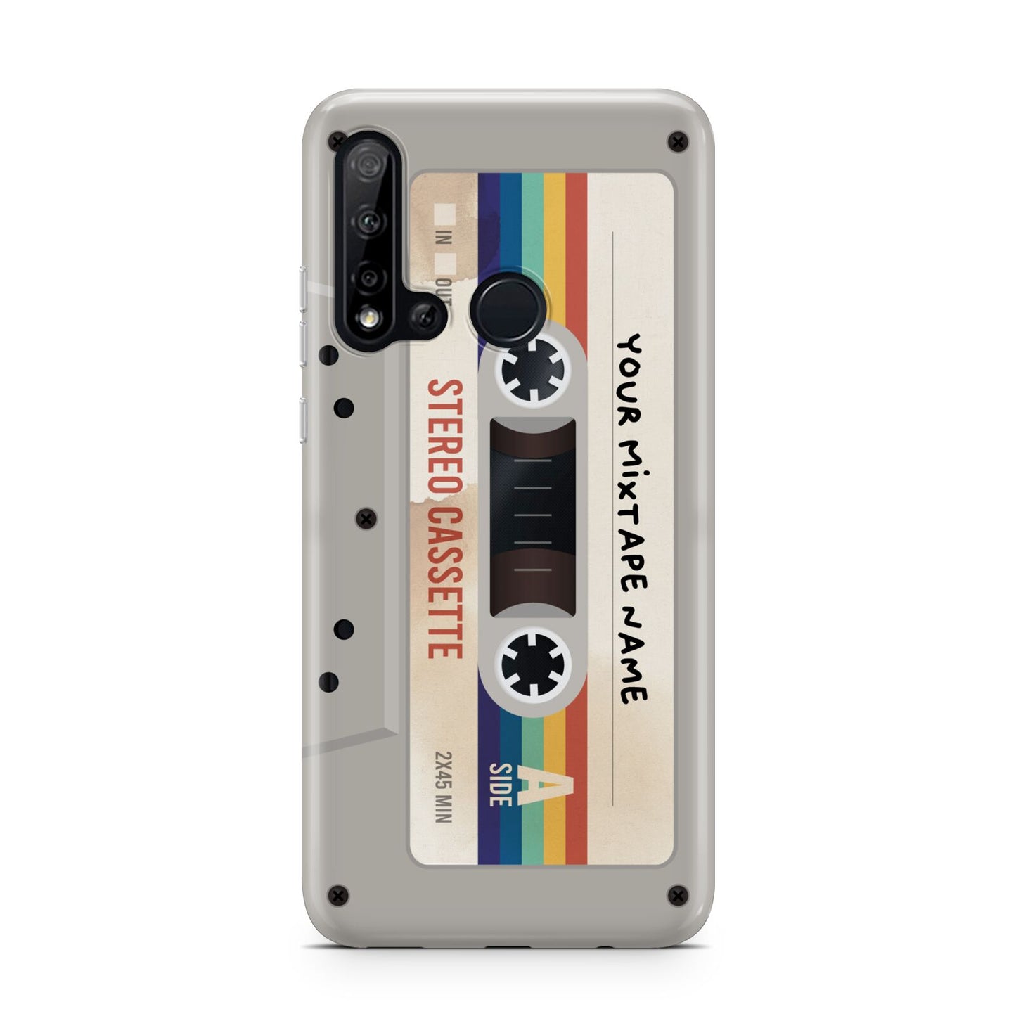 Personalised Multicoloured Mixtape Huawei P20 Lite 5G Phone Case