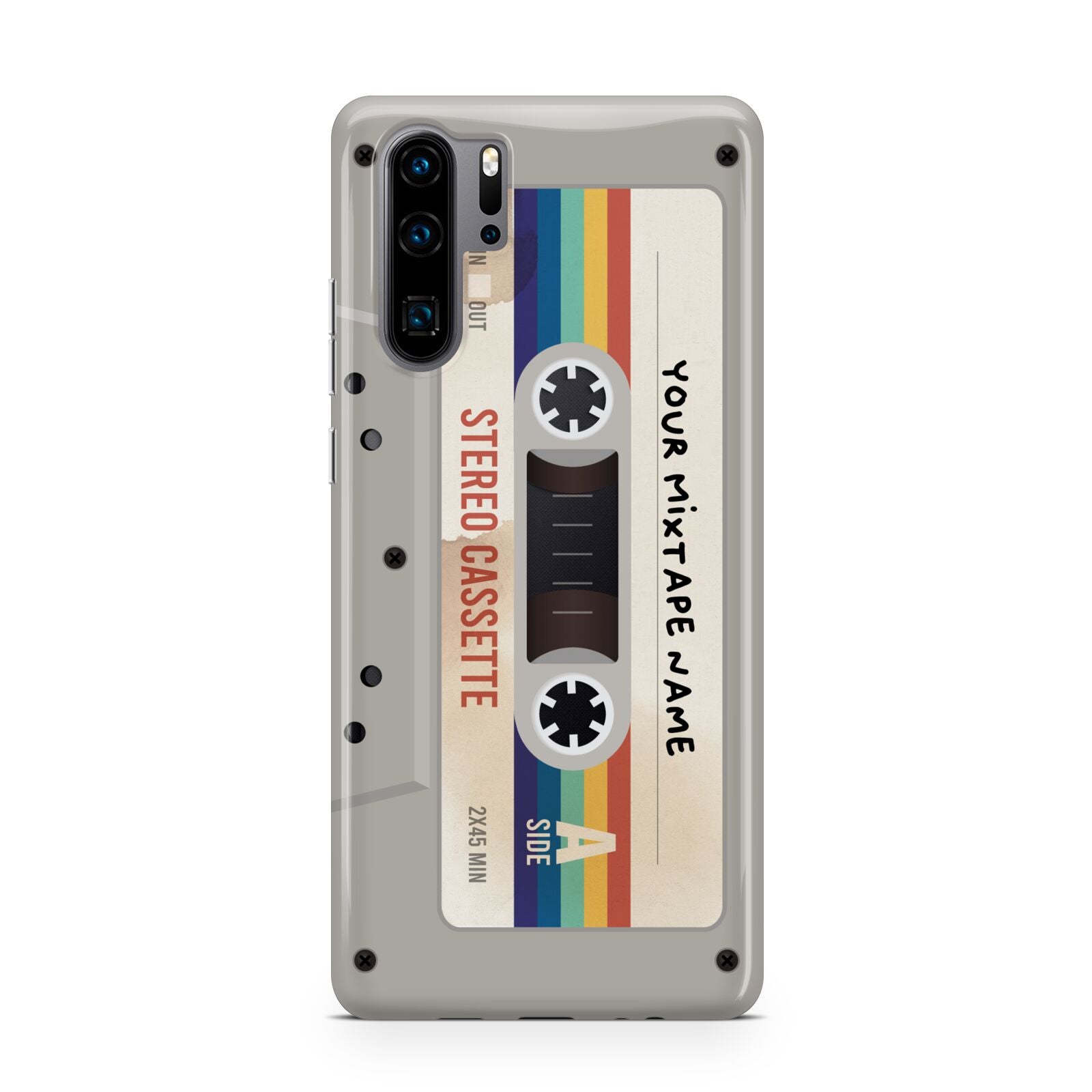 Personalised Multicoloured Mixtape Huawei P30 Pro Phone Case