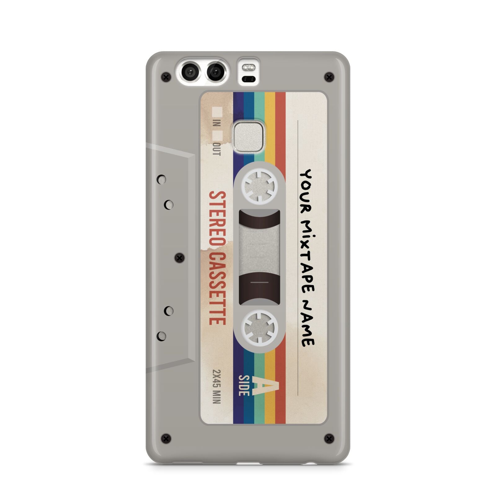 Personalised Multicoloured Mixtape Huawei P9 Case