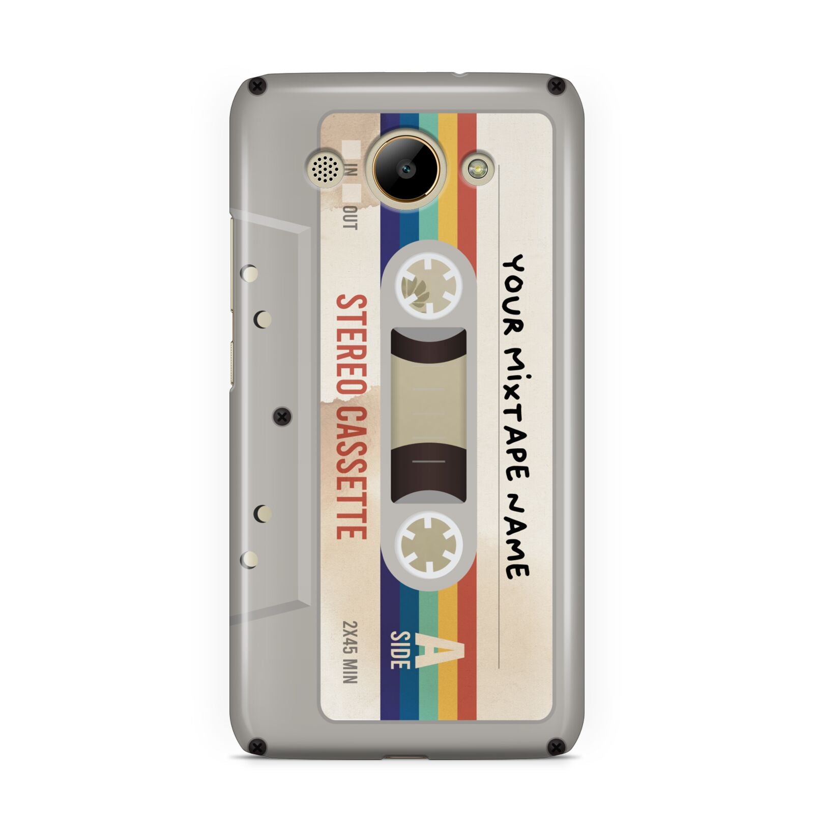 Personalised Multicoloured Mixtape Huawei Y3 2017