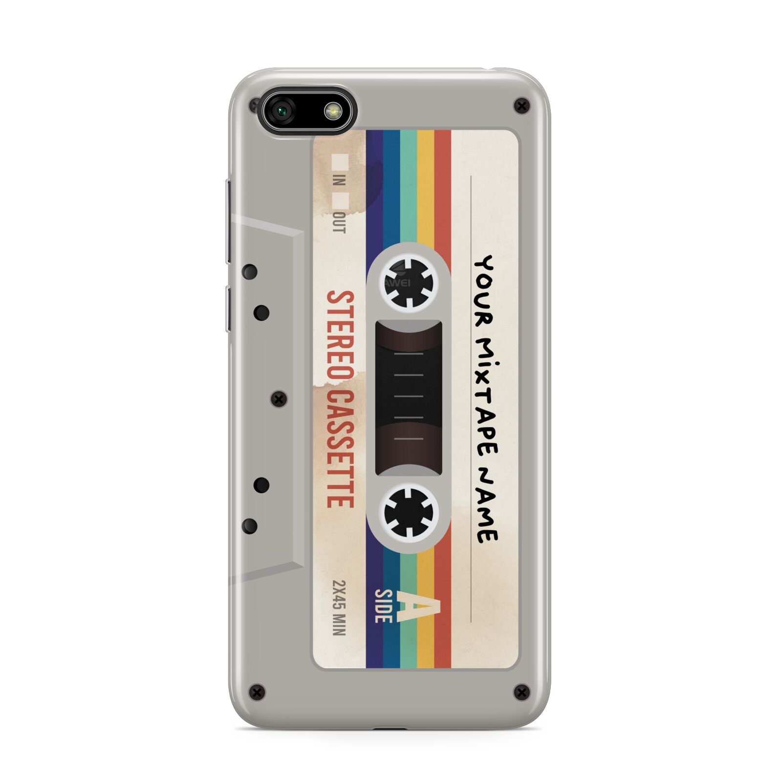 Personalised Multicoloured Mixtape Huawei Y5 Prime 2018 Phone Case