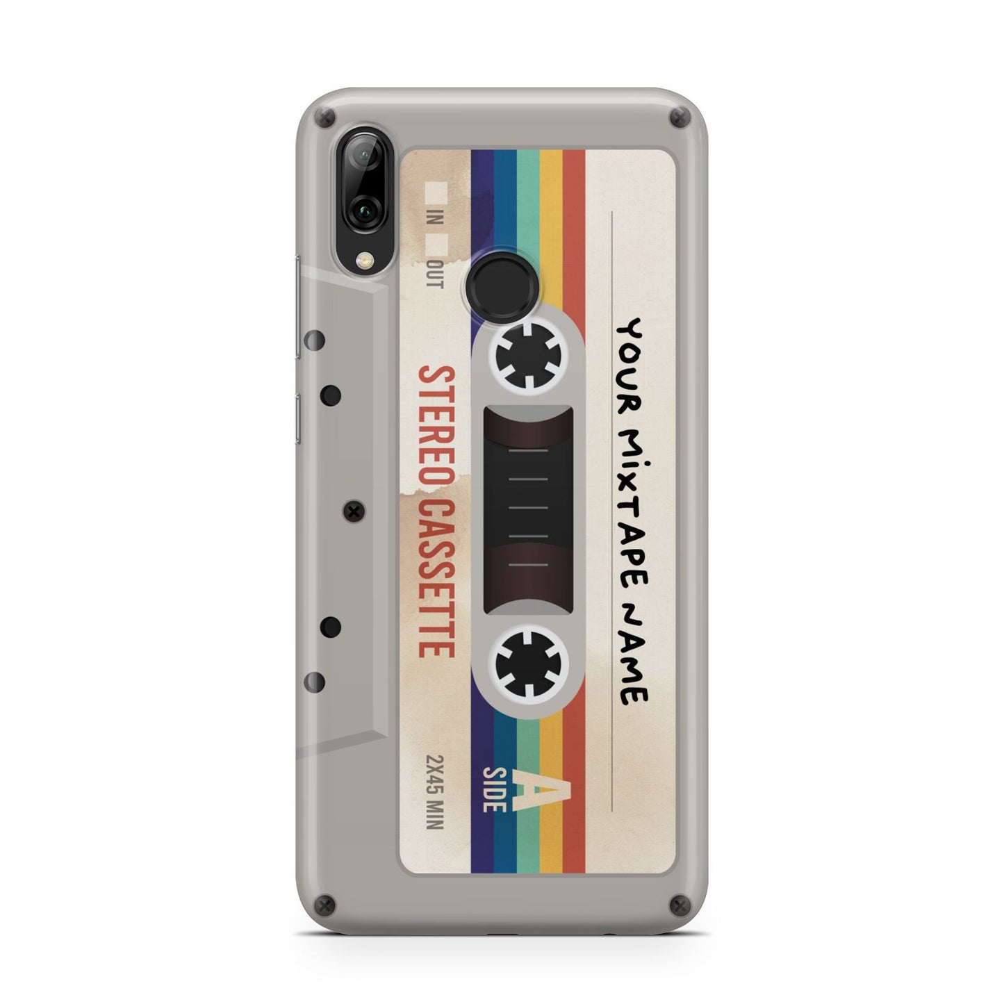 Personalised Multicoloured Mixtape Huawei Y7 2019