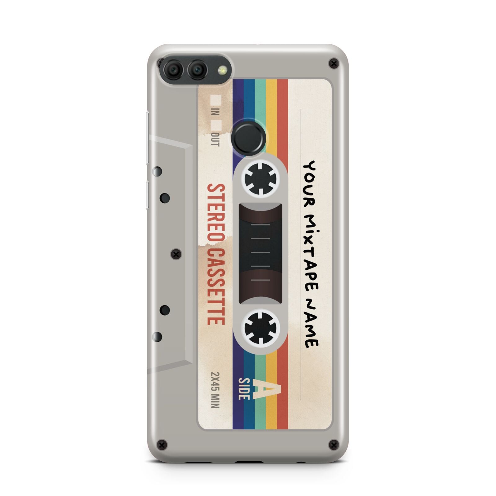 Personalised Multicoloured Mixtape Huawei Y9 2018