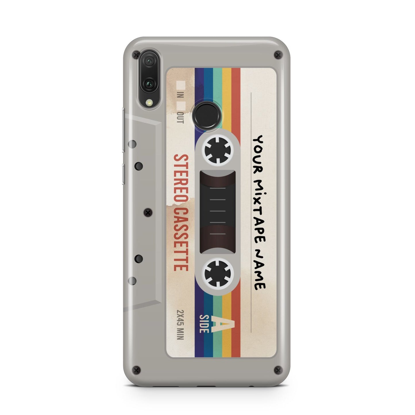 Personalised Multicoloured Mixtape Huawei Y9 2019