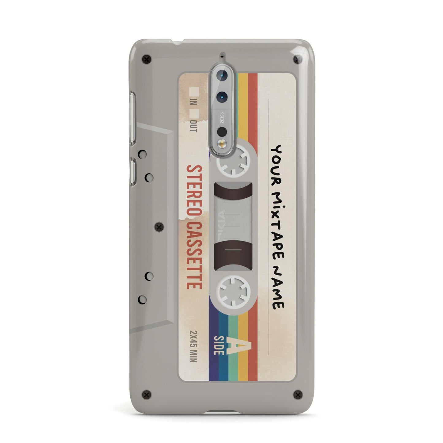 Personalised Multicoloured Mixtape Nokia Case