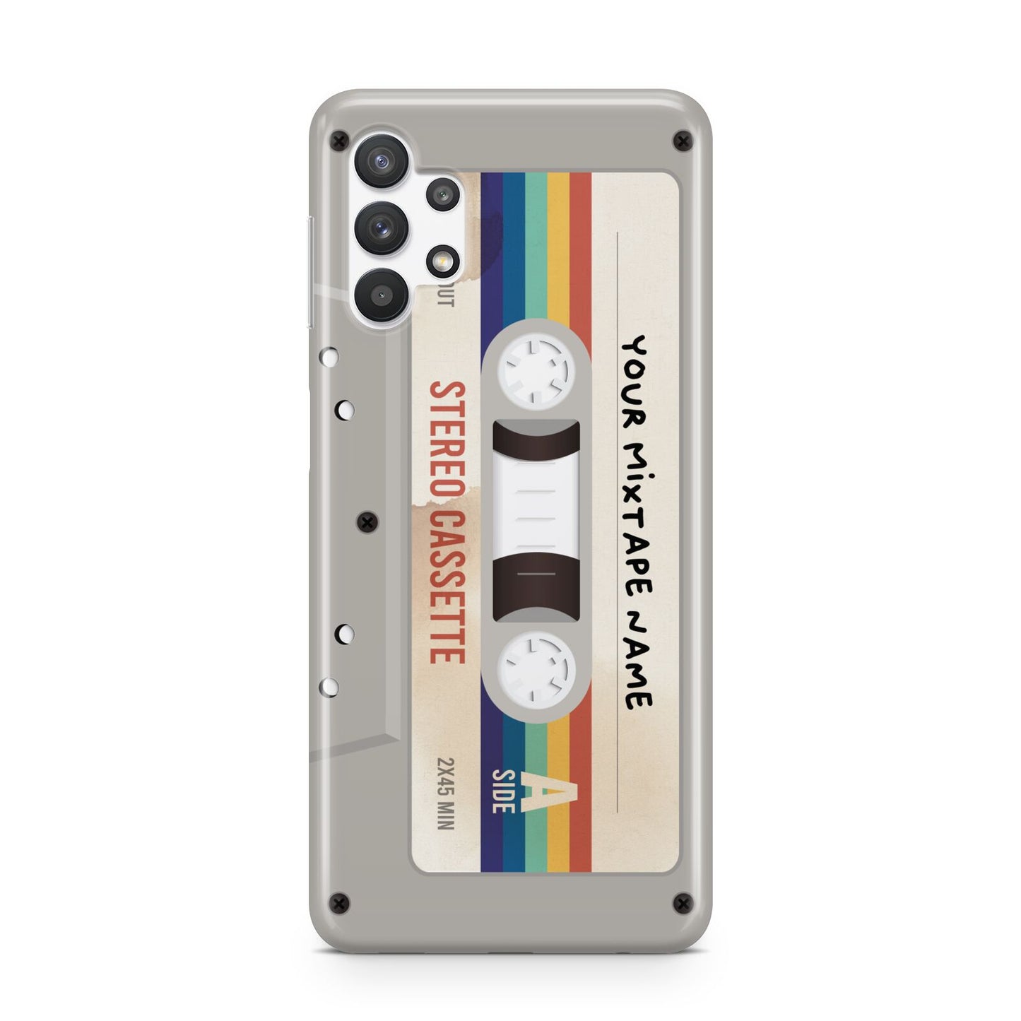 Personalised Multicoloured Mixtape Samsung A32 5G Case