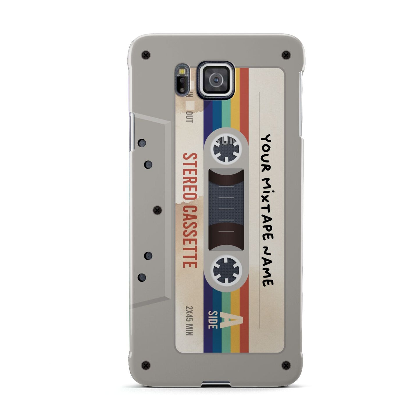 Personalised Multicoloured Mixtape Samsung Galaxy Alpha Case