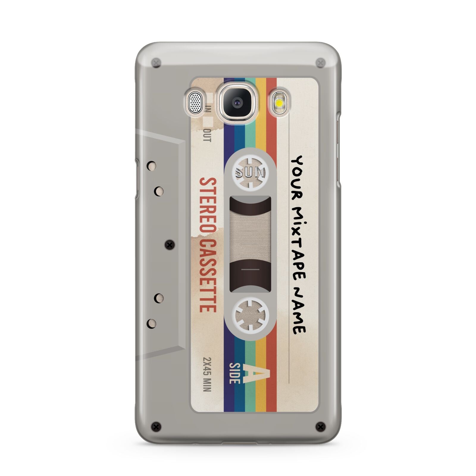 Personalised Multicoloured Mixtape Samsung Galaxy J5 2016 Case