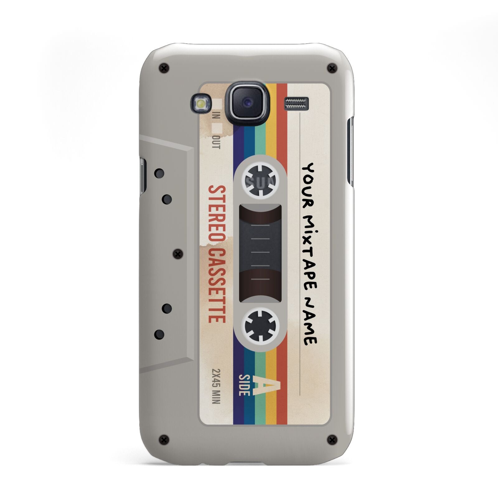 Personalised Multicoloured Mixtape Samsung Galaxy J5 Case