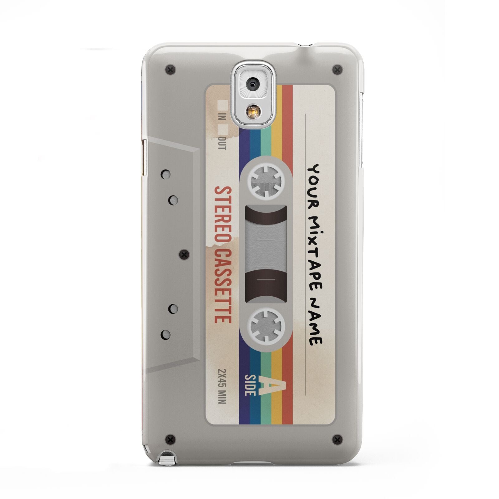 Personalised Multicoloured Mixtape Samsung Galaxy Note 3 Case