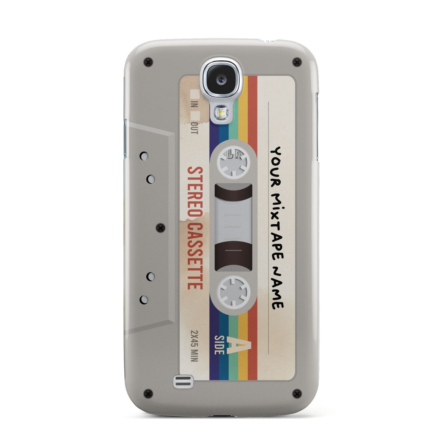 Personalised Multicoloured Mixtape Samsung Galaxy S4 Case