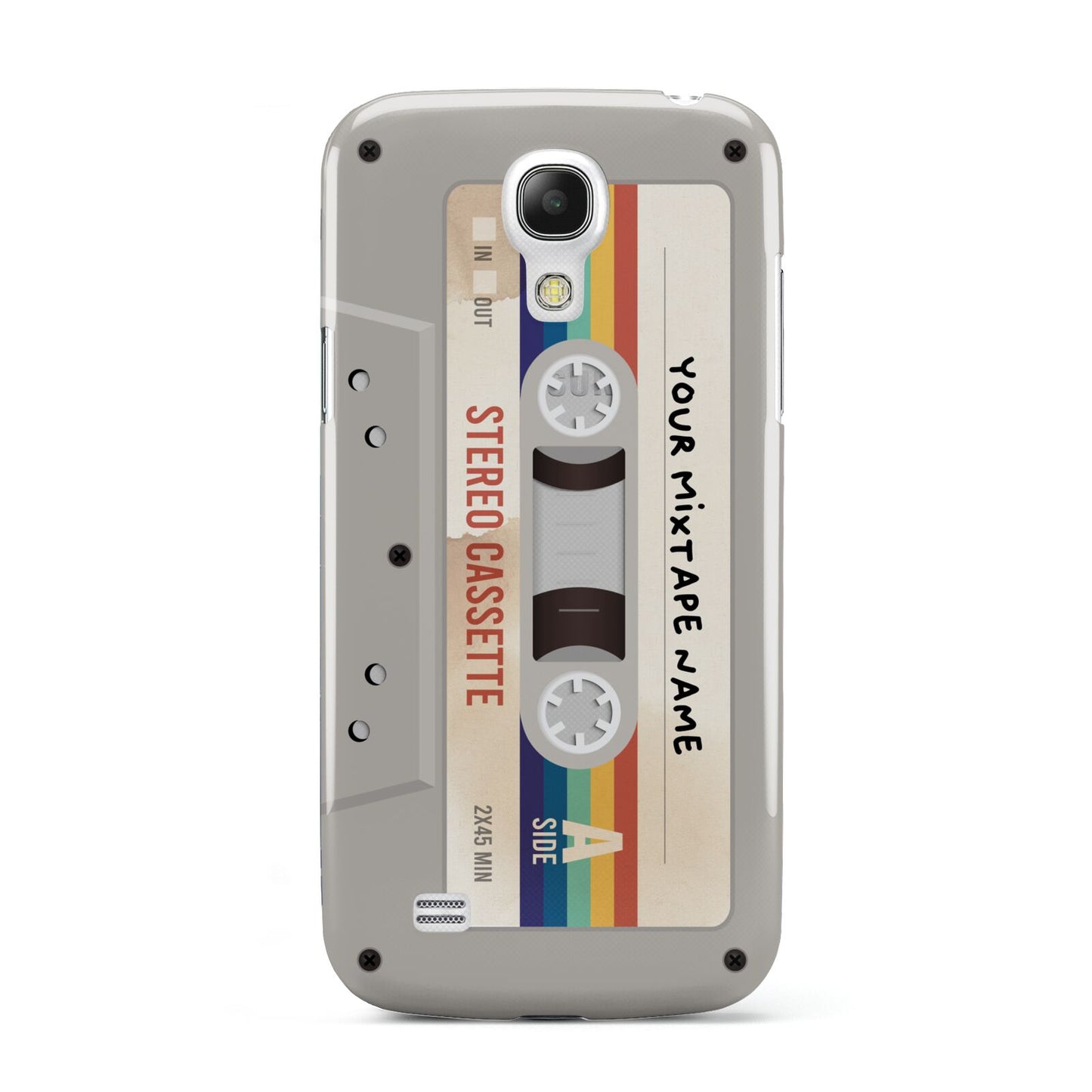 Personalised Multicoloured Mixtape Samsung Galaxy S4 Mini Case