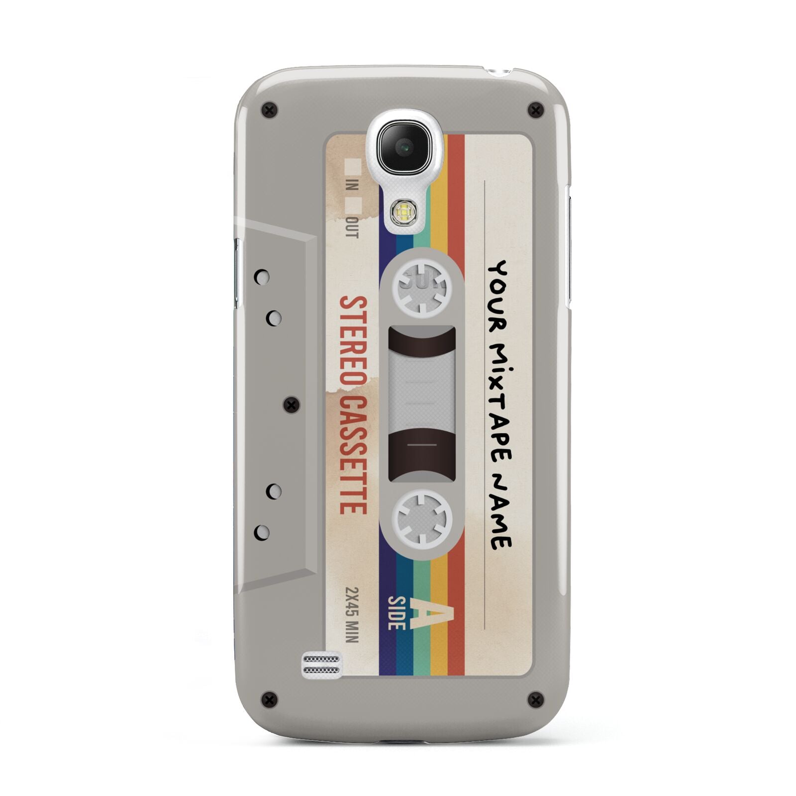 Personalised Multicoloured Mixtape Samsung Galaxy S4 Mini Case