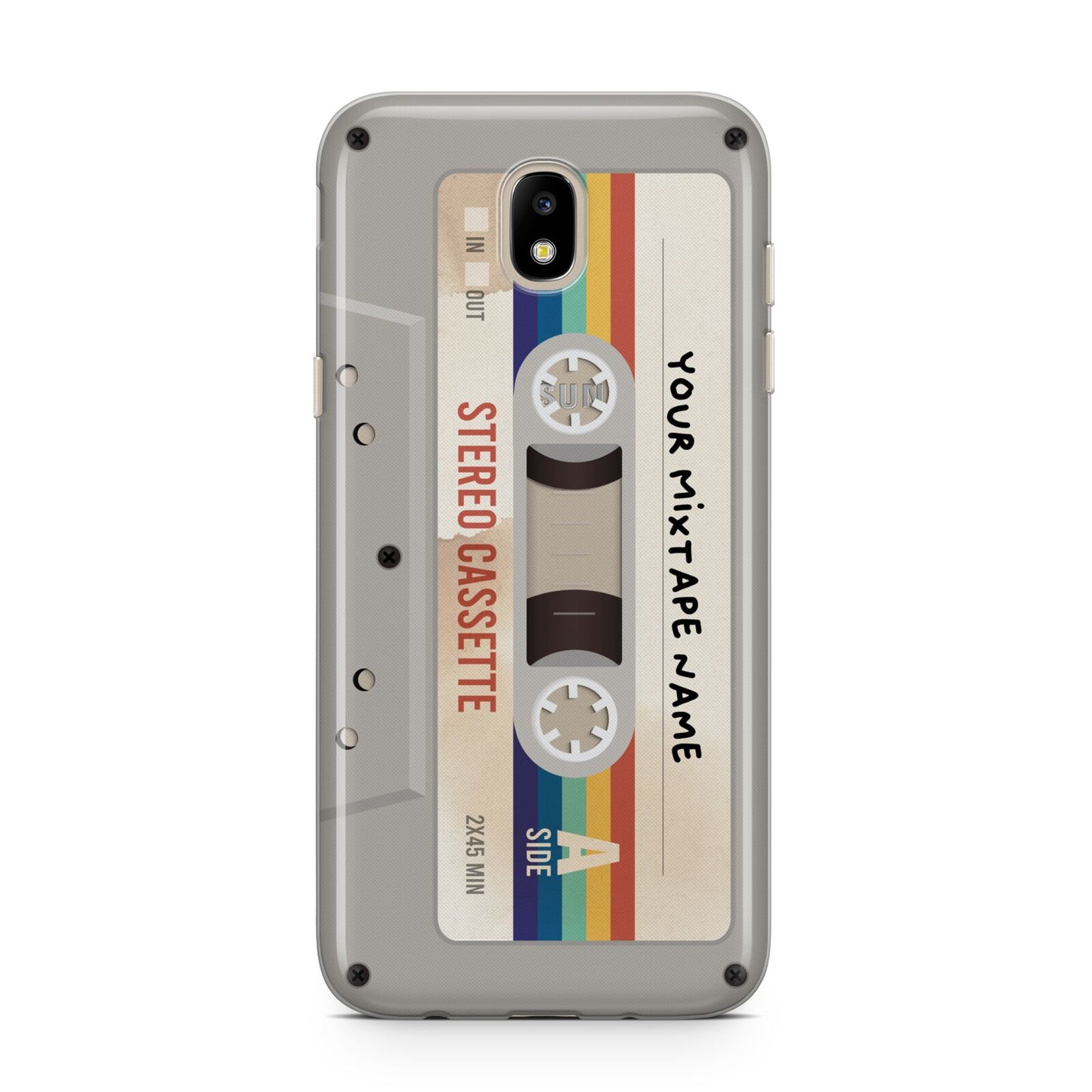 Personalised Multicoloured Mixtape Samsung J5 2017 Case