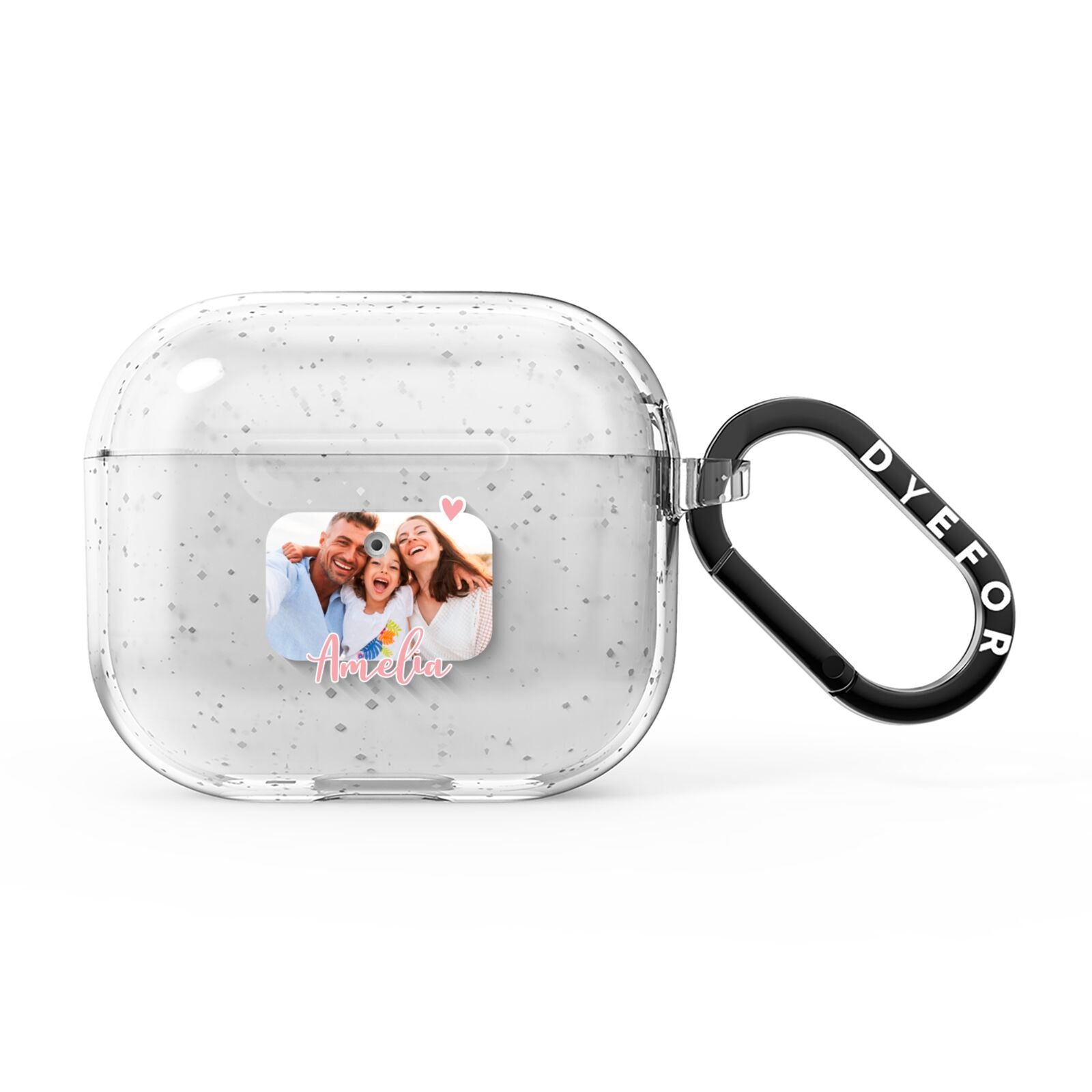 Personalised Mummy Photo AirPods Glitter Case 3rd Gen