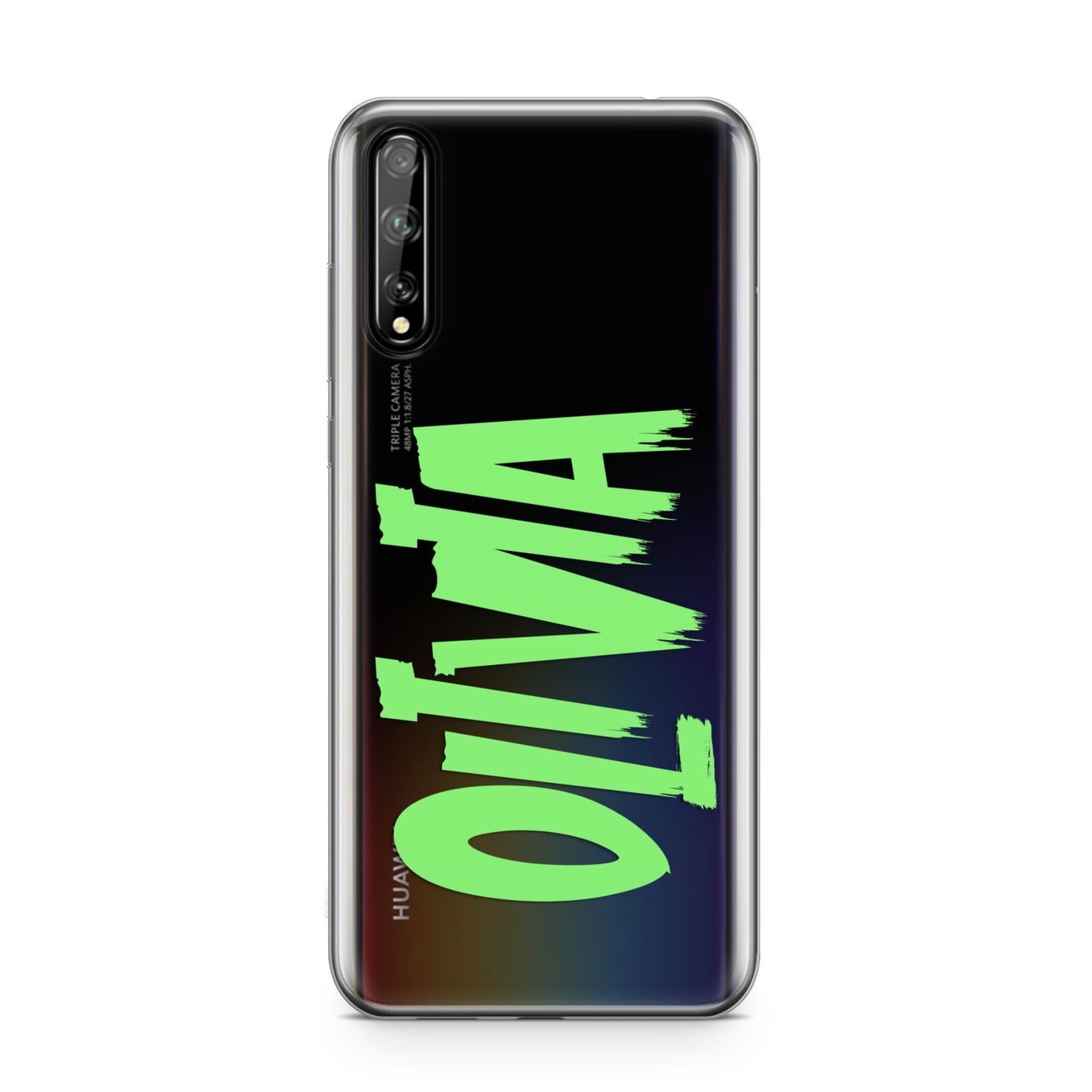 Personalised Name Green Spooky Huawei Enjoy 10s Phone Case