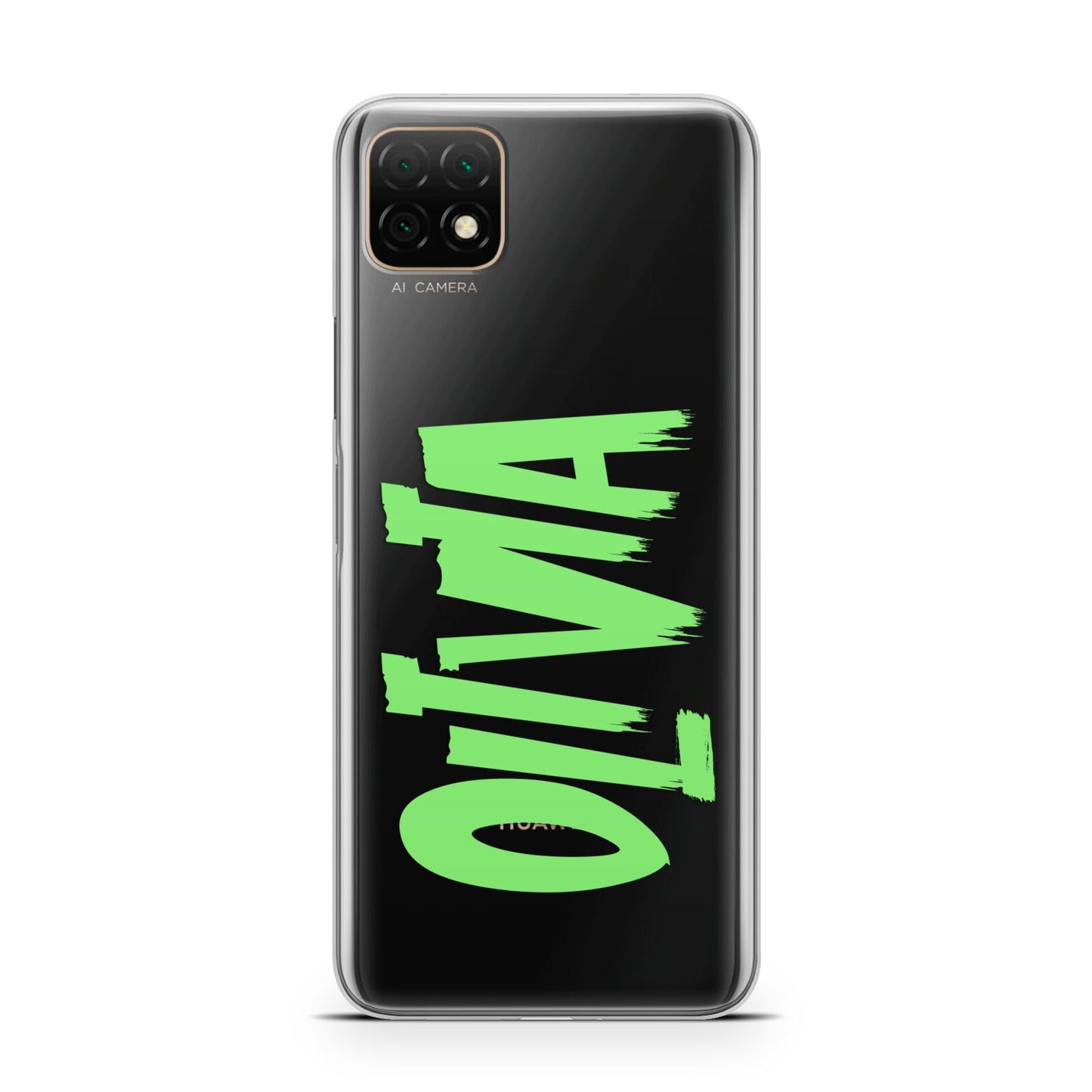 Personalised Name Green Spooky Huawei Enjoy 20 Phone Case