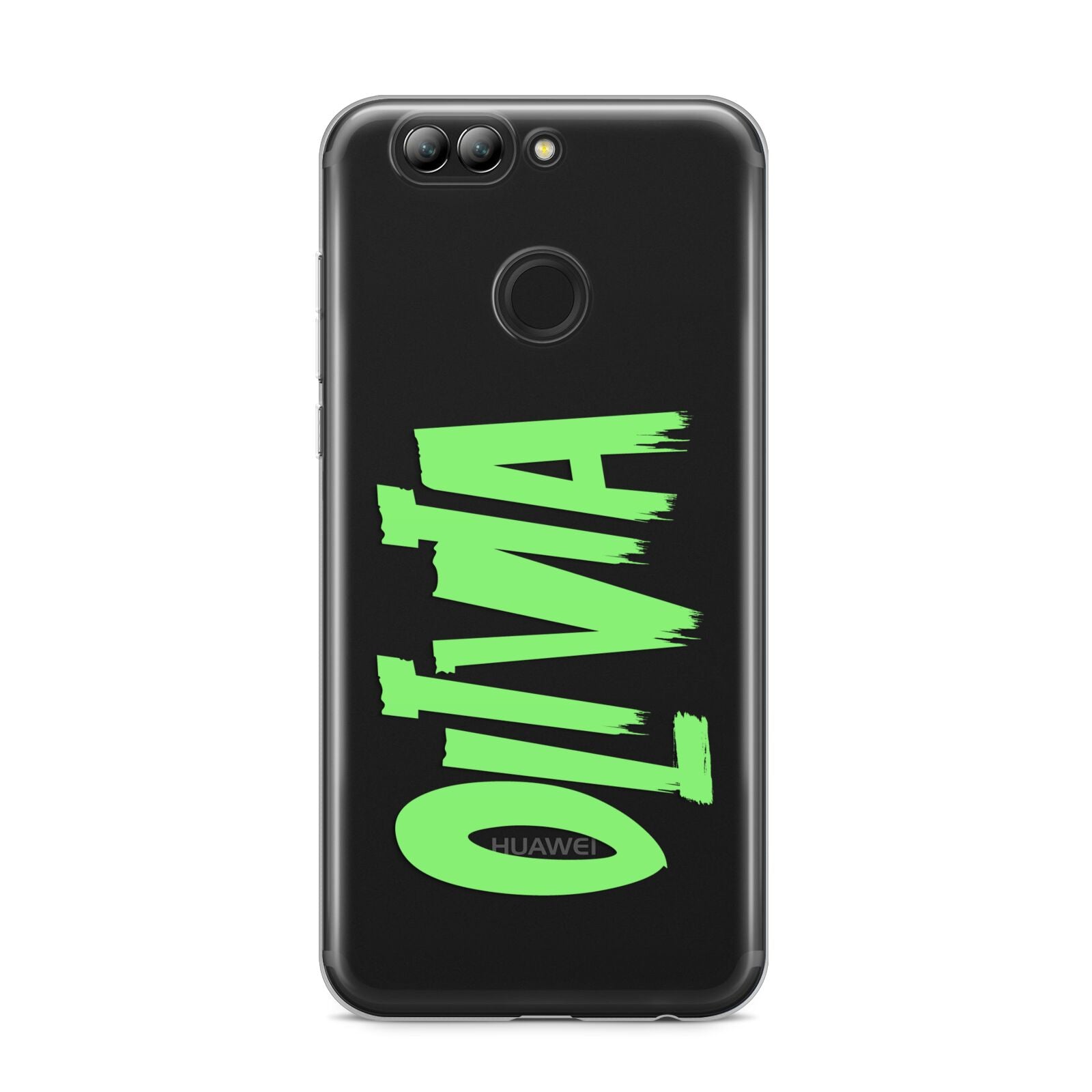 Personalised Name Green Spooky Huawei Nova 2s Phone Case