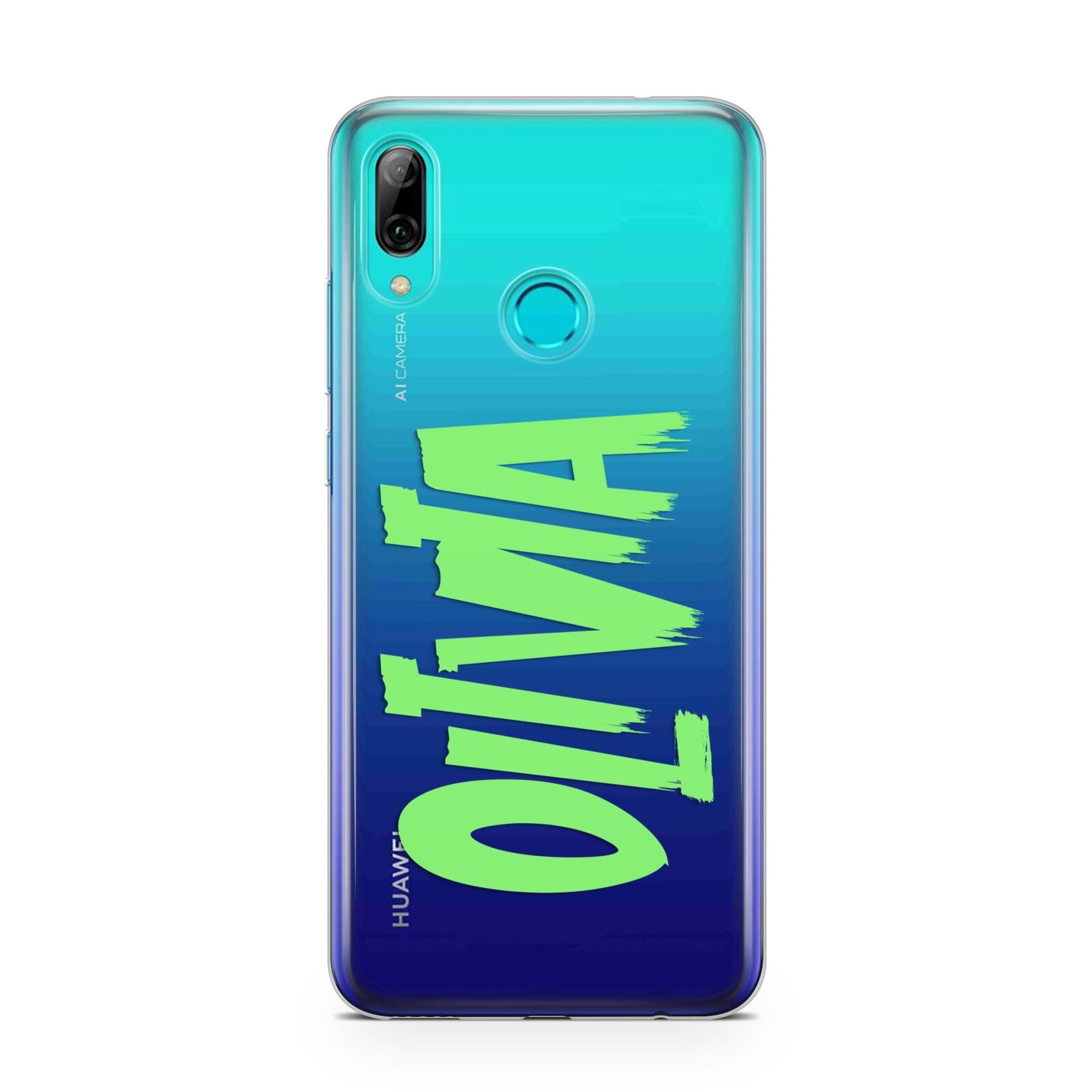 Personalised Name Green Spooky Huawei P Smart 2019 Case