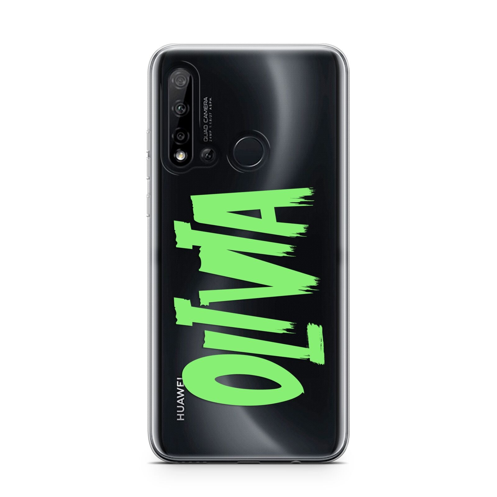 Personalised Name Green Spooky Huawei P20 Lite 5G Phone Case