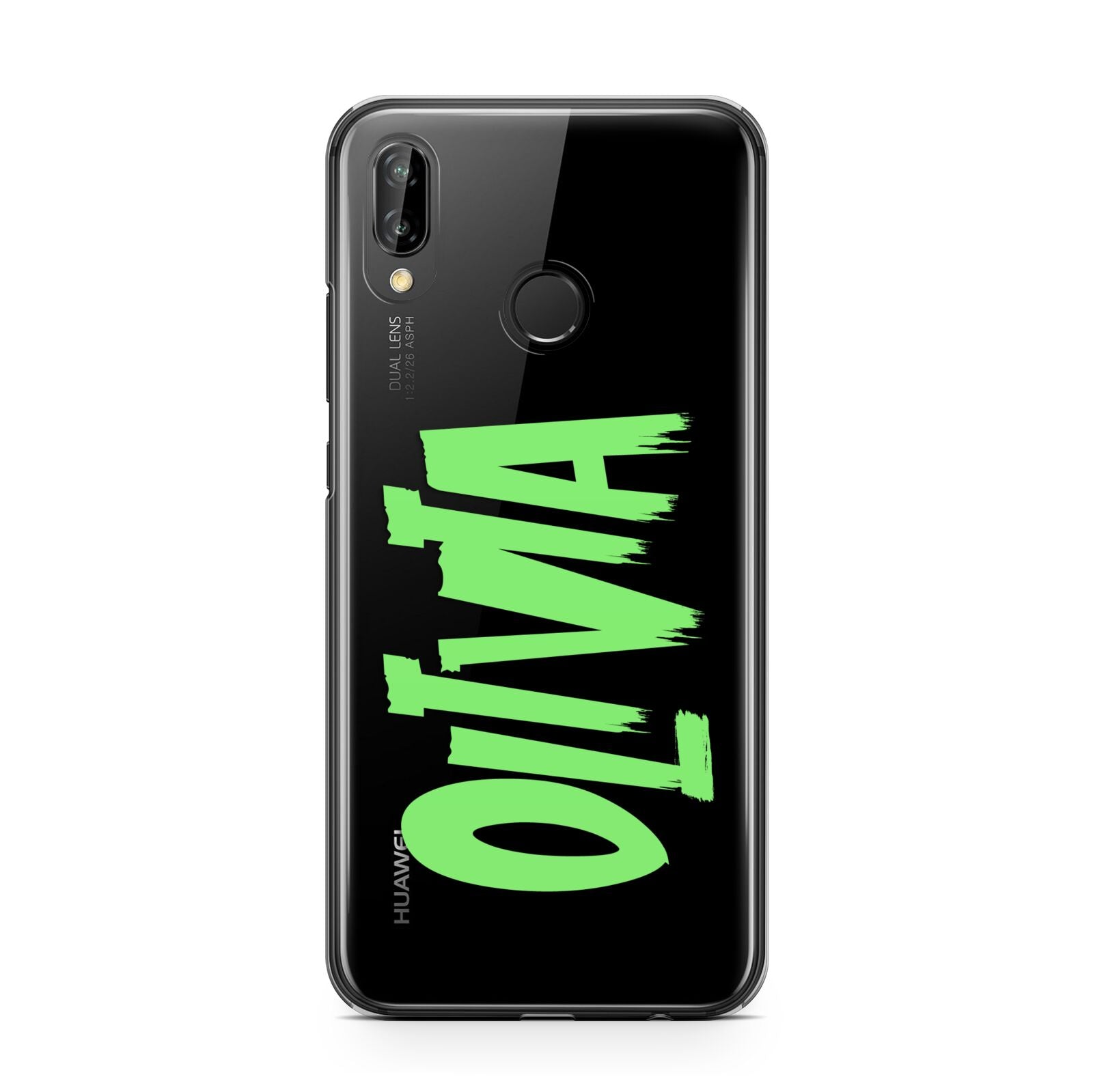 Personalised Name Green Spooky Huawei P20 Lite Phone Case