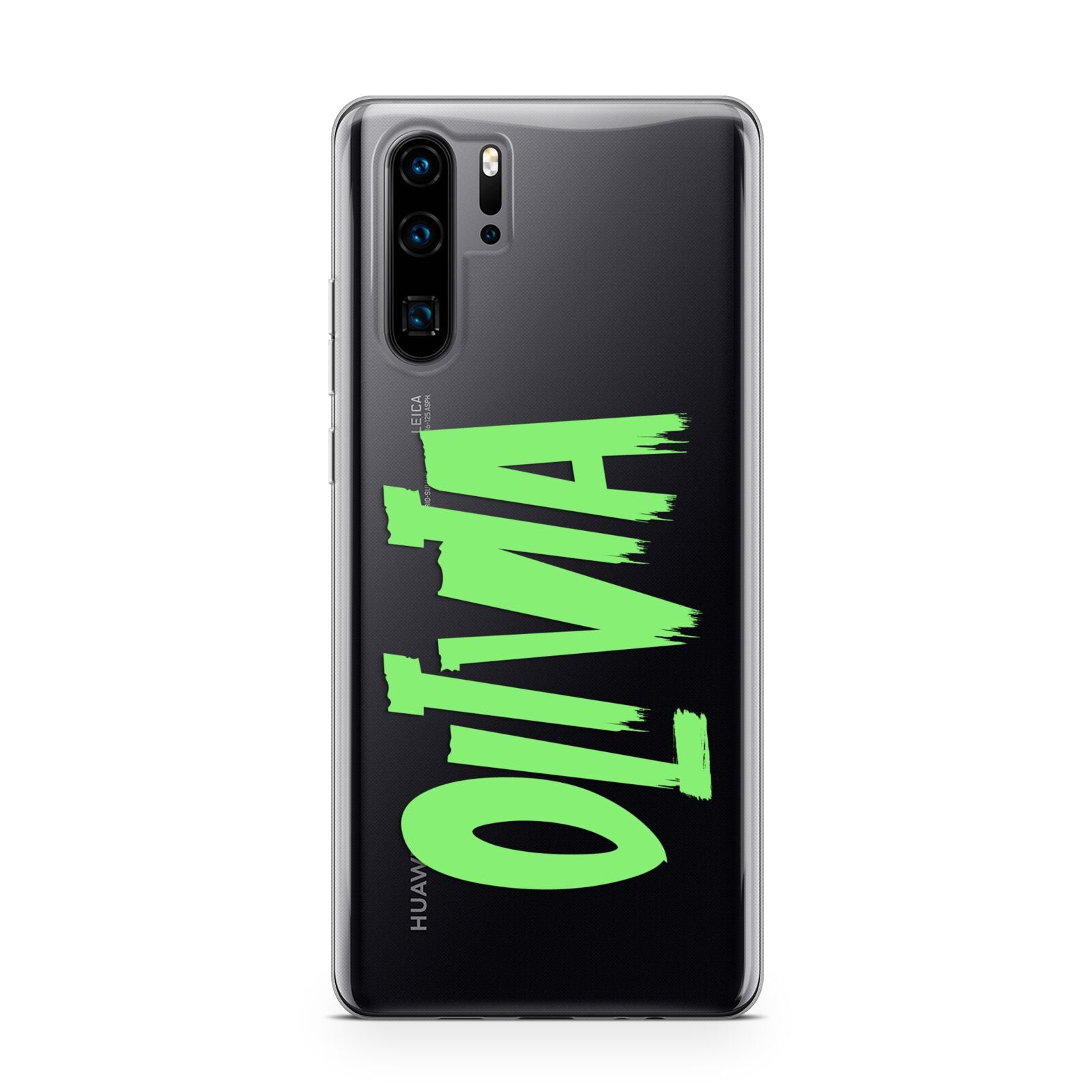 Personalised Name Green Spooky Huawei P30 Pro Phone Case