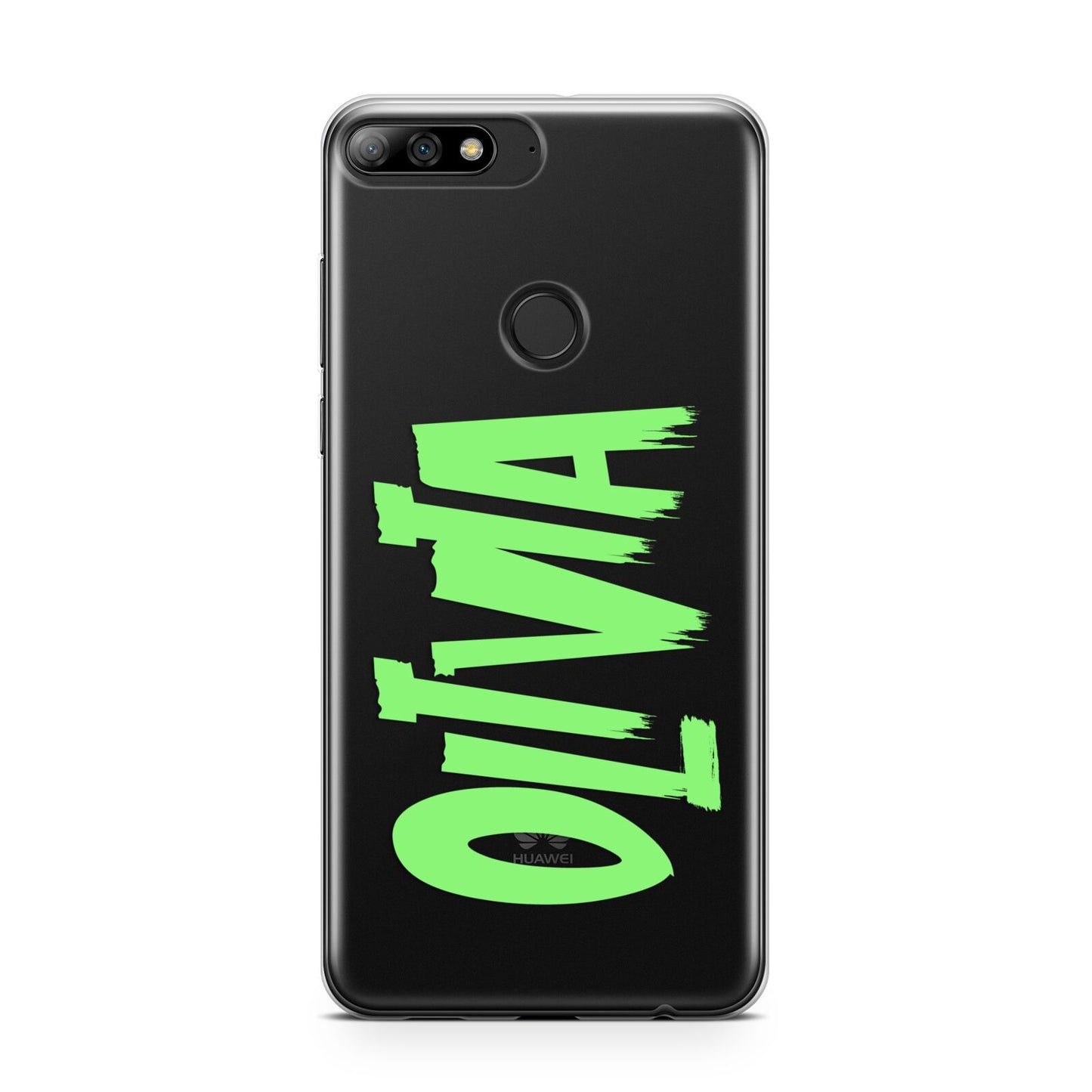 Personalised Name Green Spooky Huawei Y7 2018