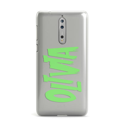 Personalised Name Green Spooky Nokia Case