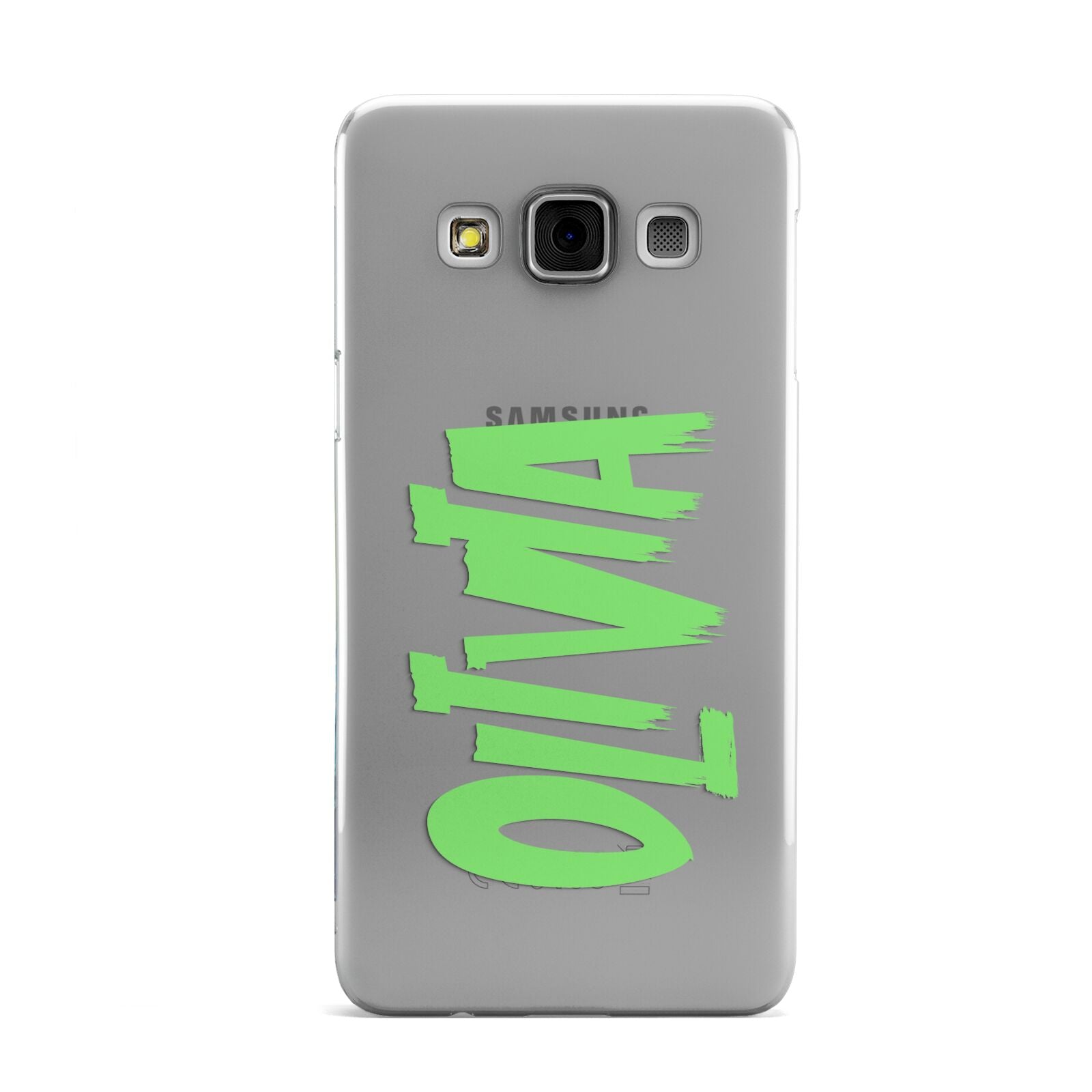 Personalised Name Green Spooky Samsung Galaxy A3 Case