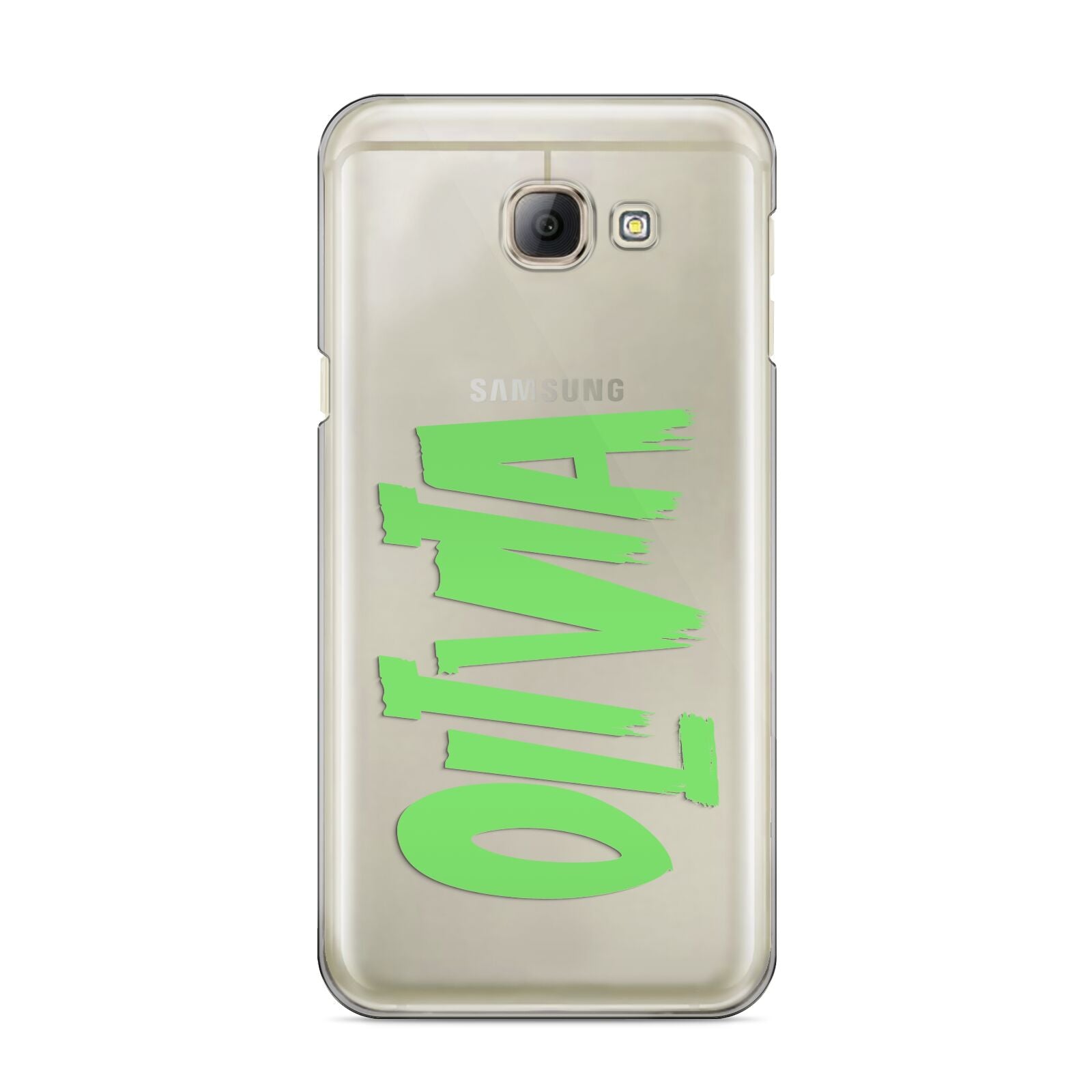 Personalised Name Green Spooky Samsung Galaxy A8 2016 Case