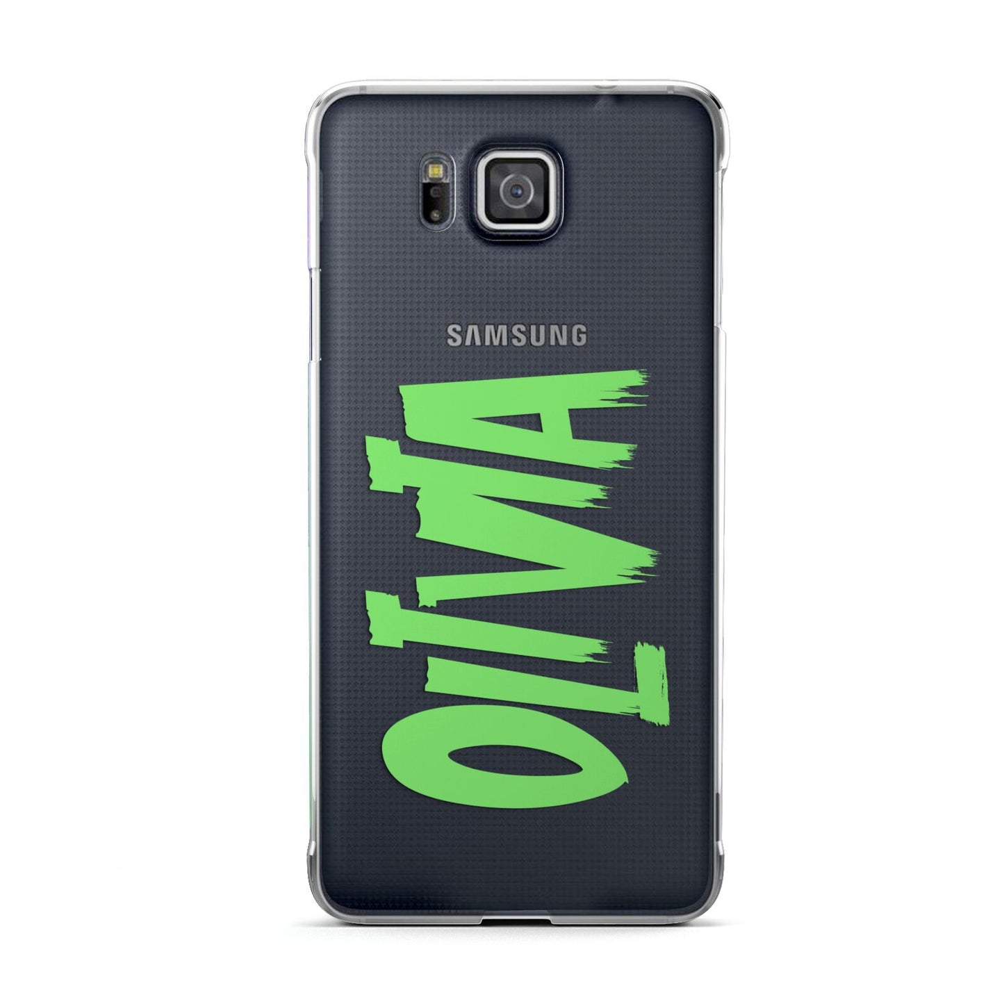 Personalised Name Green Spooky Samsung Galaxy Alpha Case