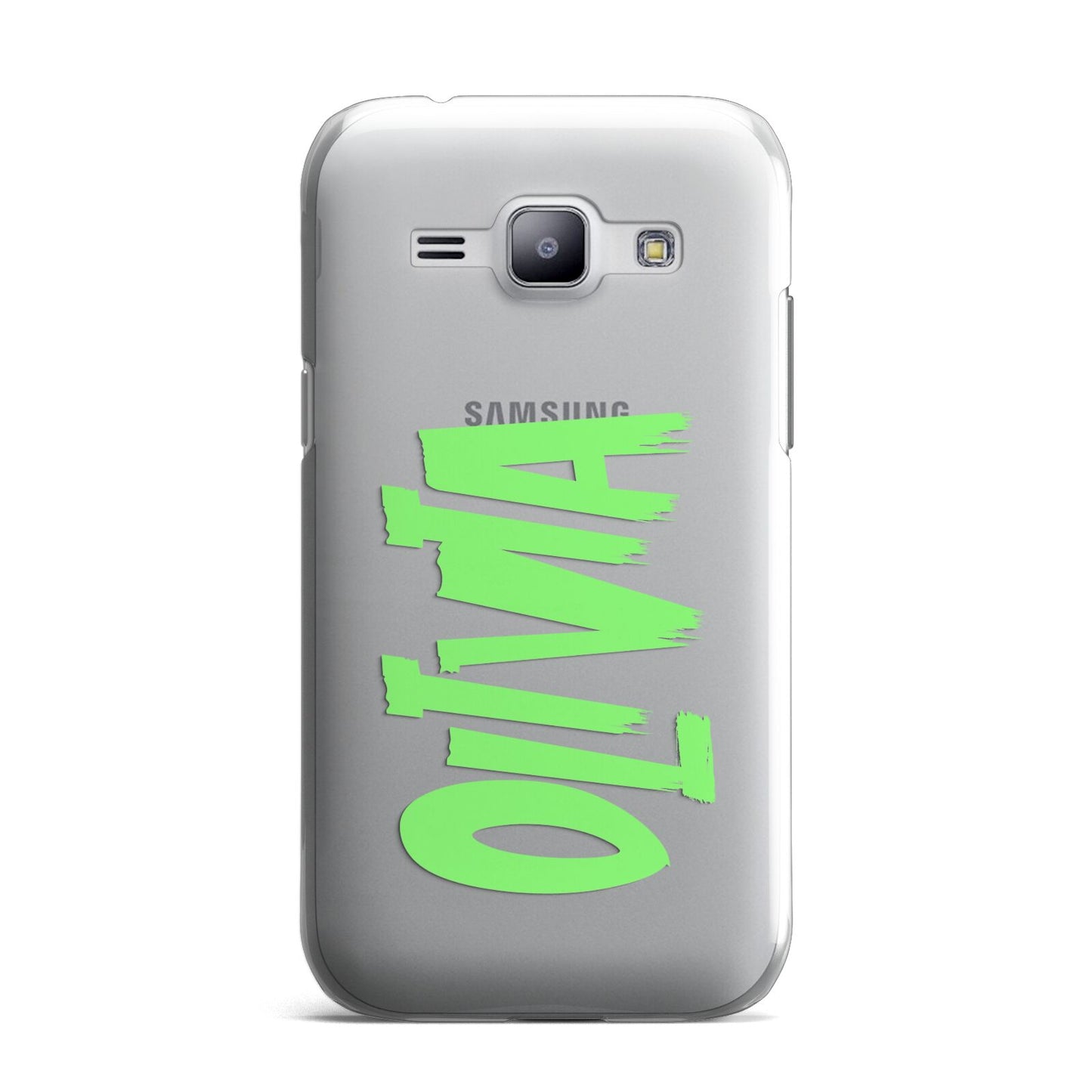 Personalised Name Green Spooky Samsung Galaxy J1 2015 Case