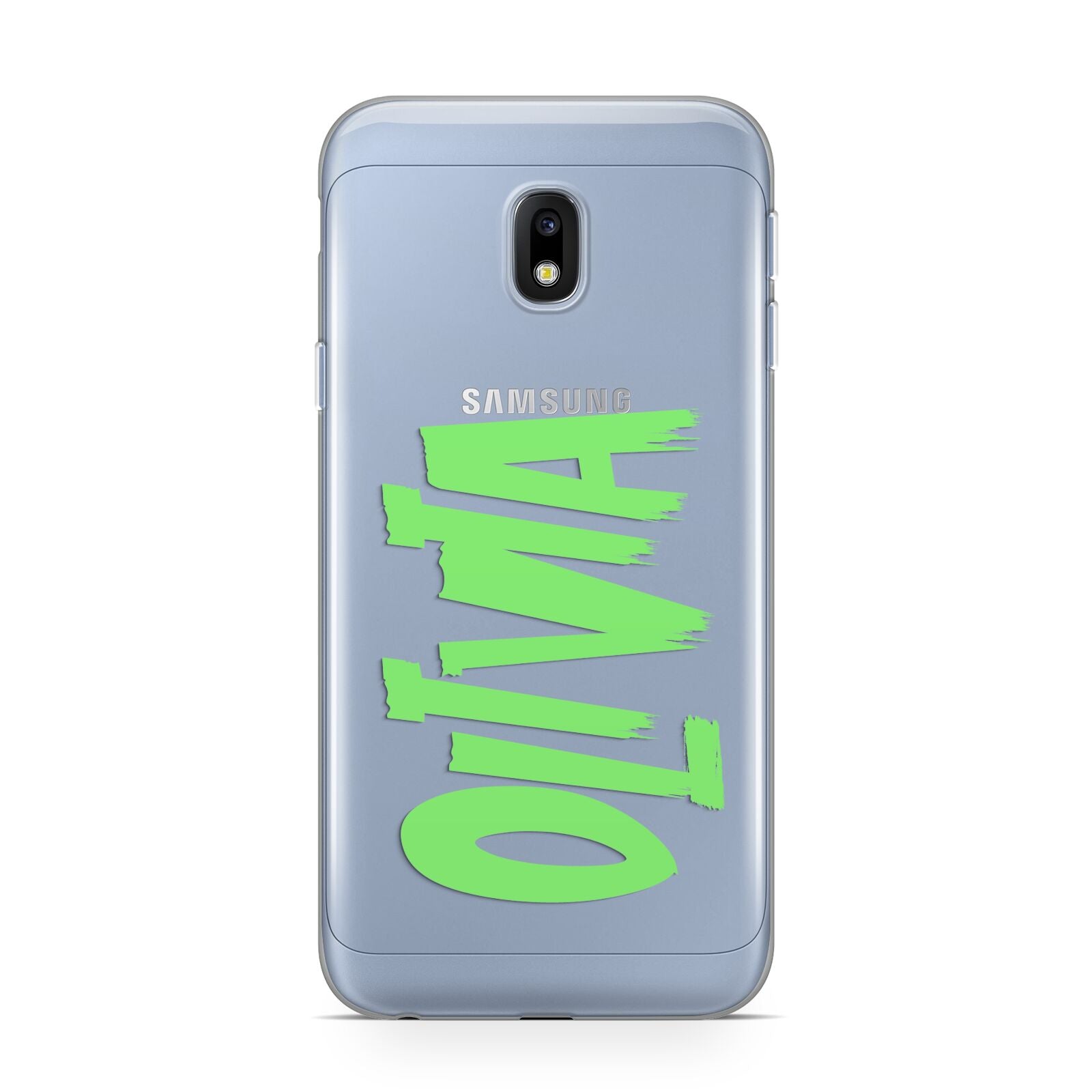 Personalised Name Green Spooky Samsung Galaxy J3 2017 Case