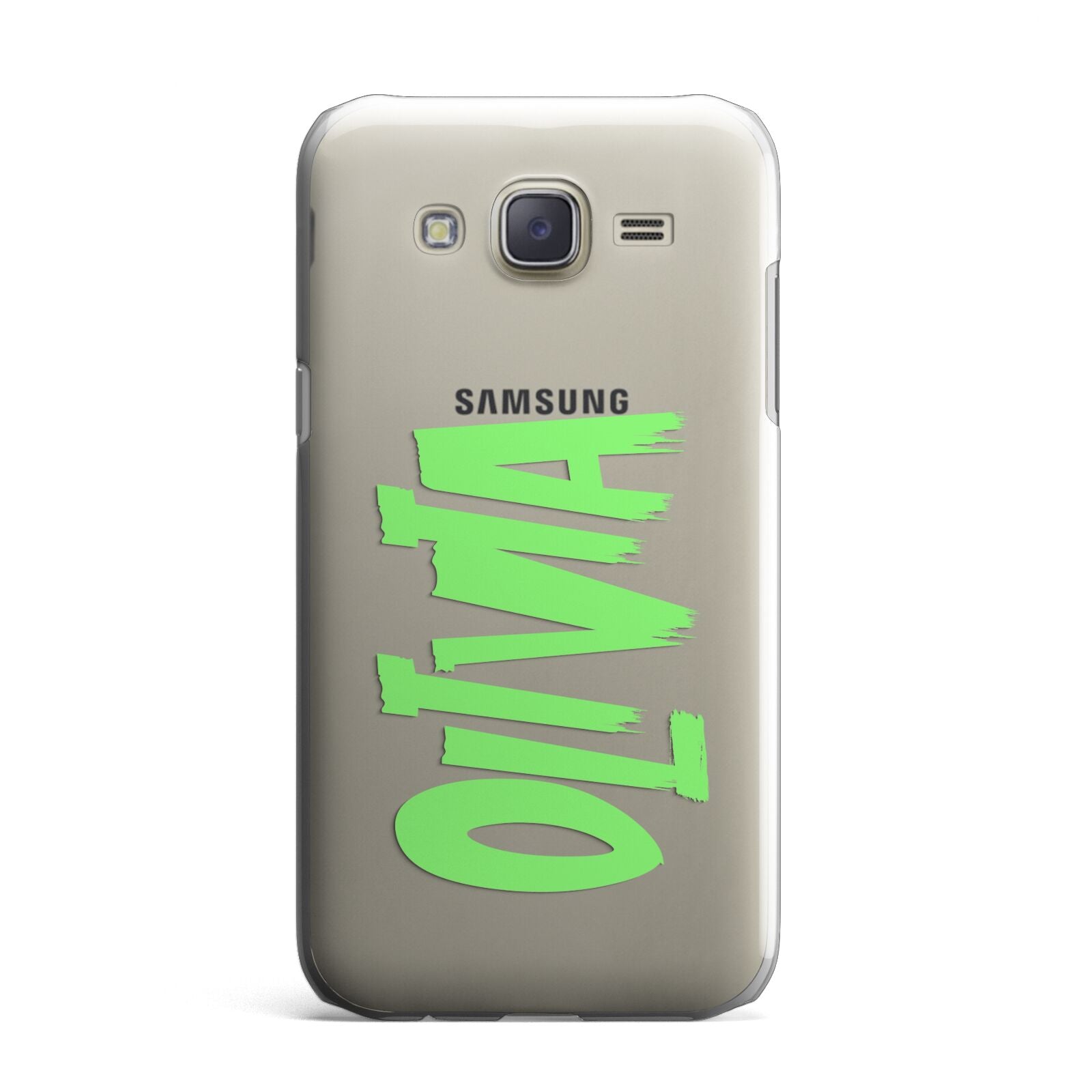 Personalised Name Green Spooky Samsung Galaxy J7 Case